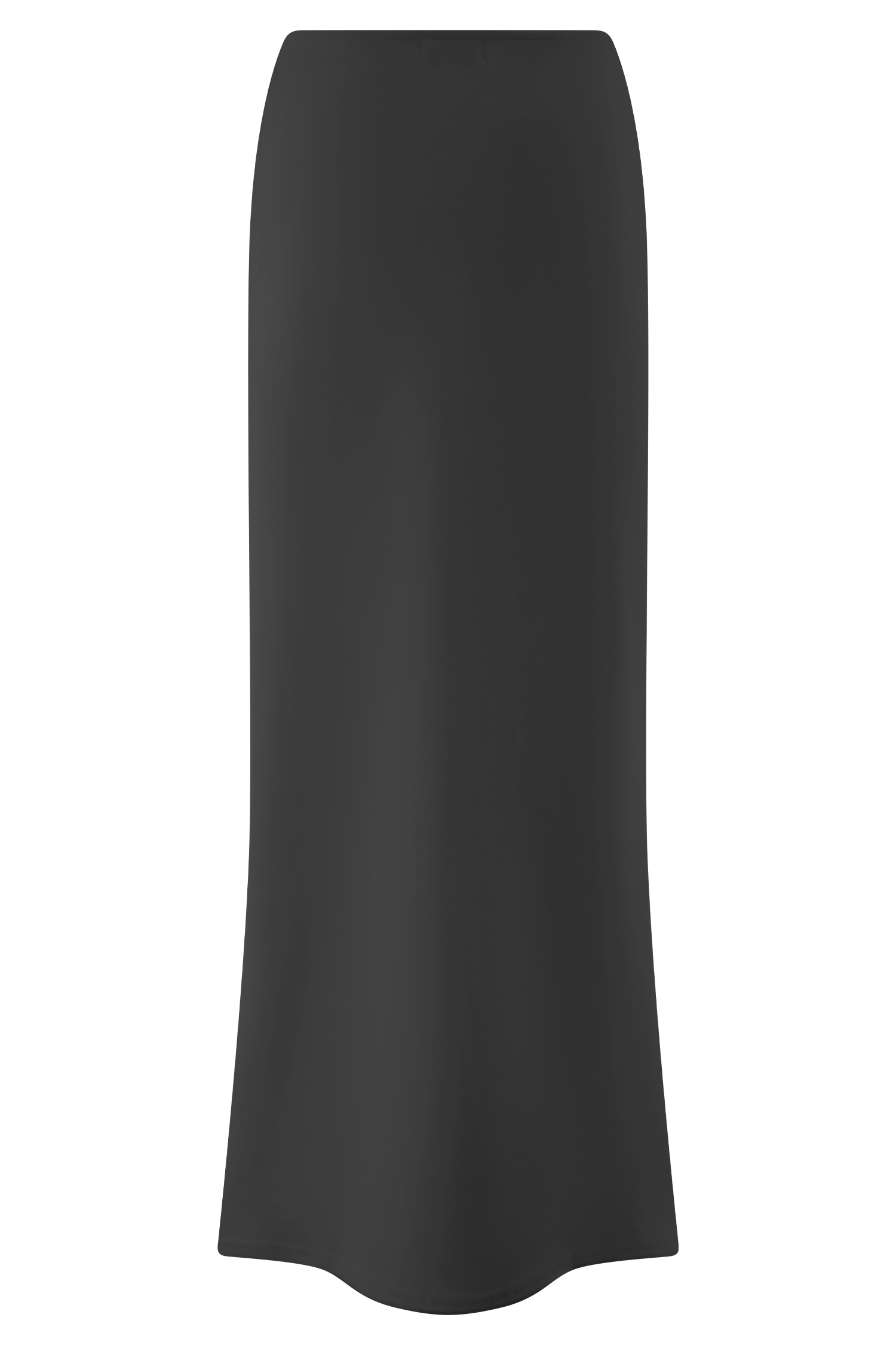 Eris Scuba Jersey Maxi Skirt - Black #7