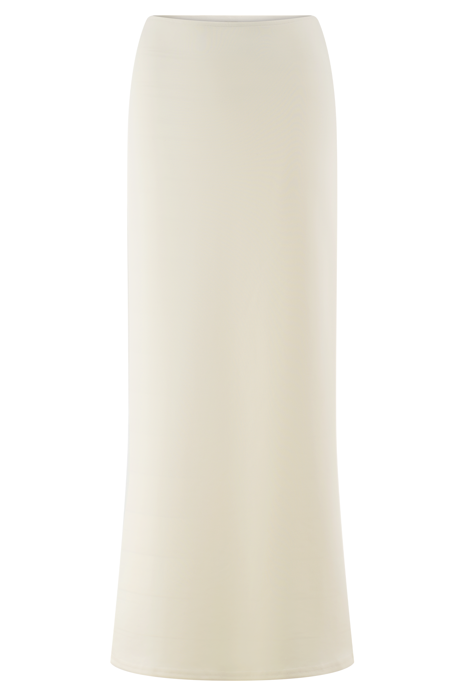 Eris Scuba Jersey Maxi Skirt - Ivory #7