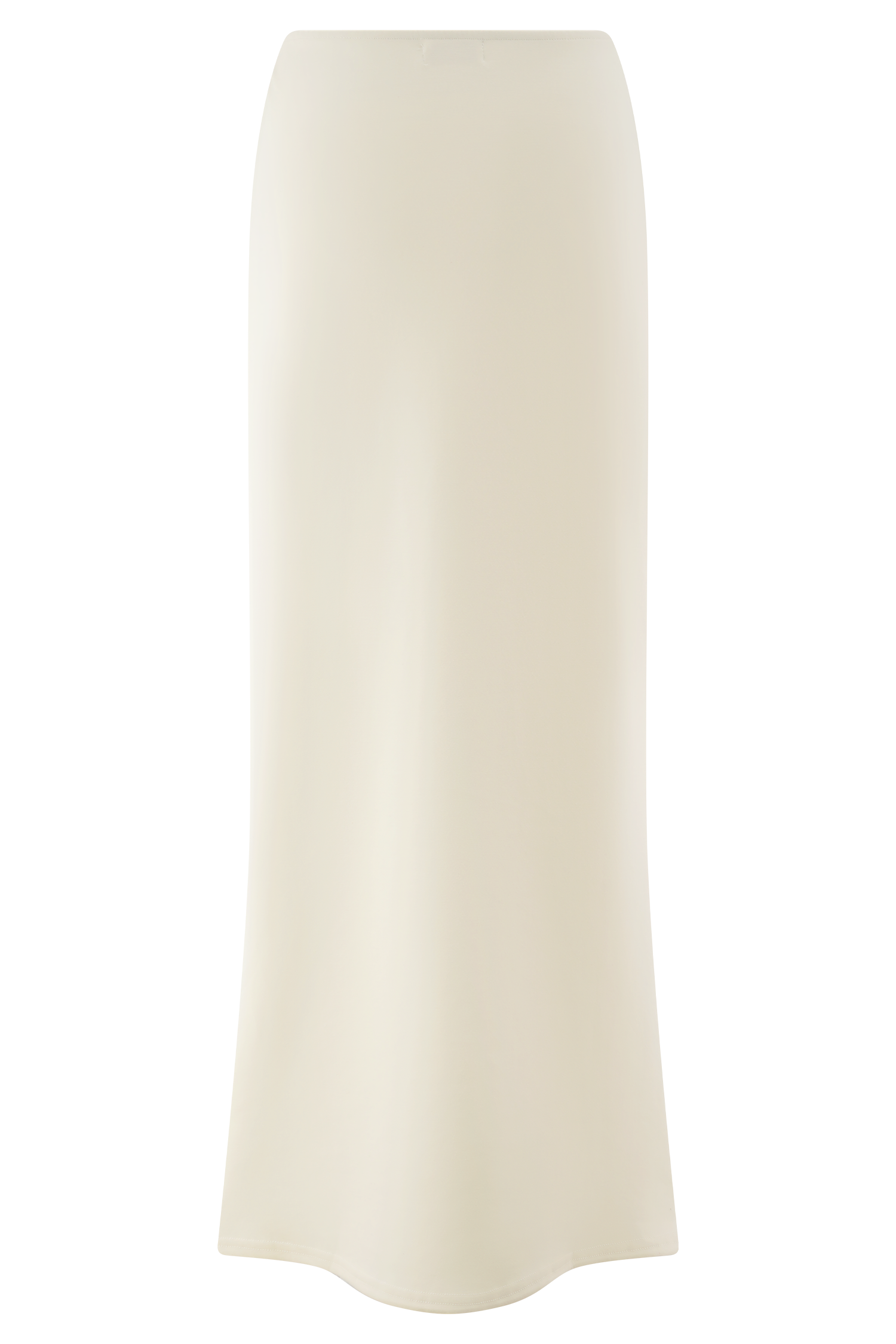 Eris Scuba Jersey Maxi Skirt - Ivory #6