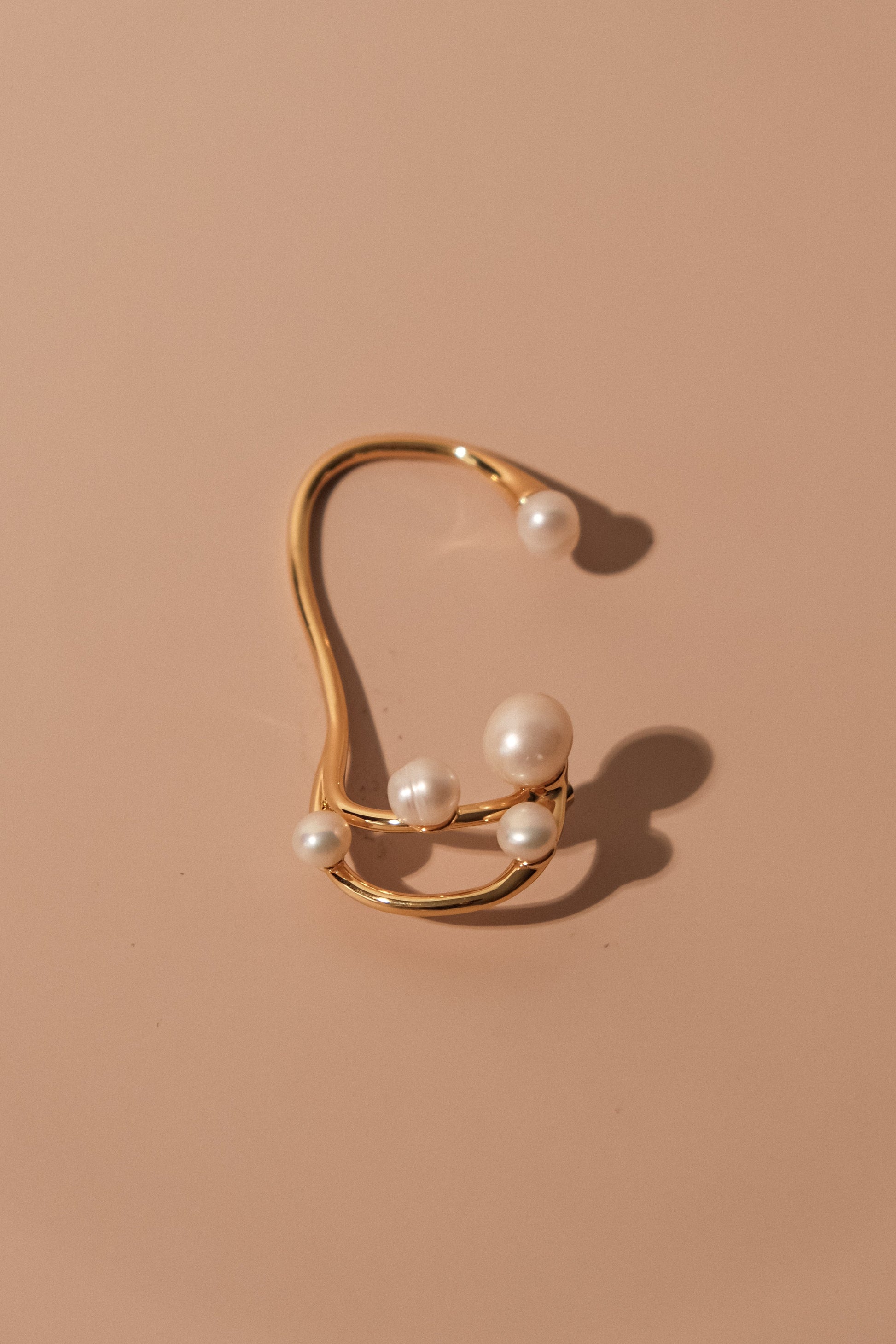 Saskia Freshwater Pearl Ear Cuff - Pearl #4
