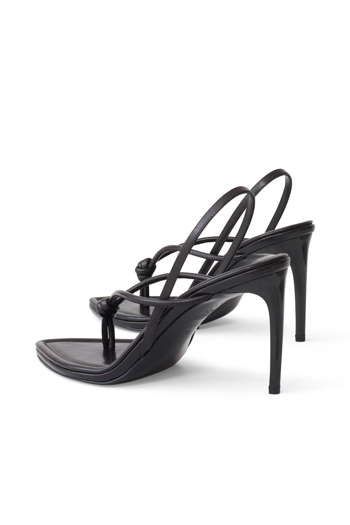 Nikkie Knot Sling Back Heel - Chocolate