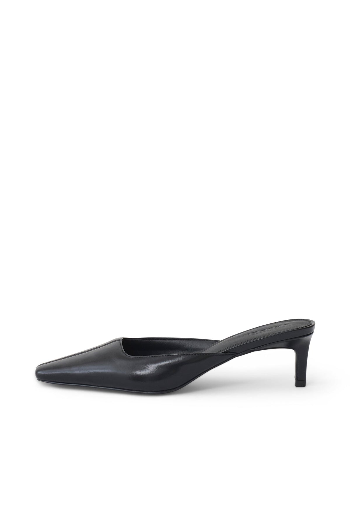 Stevie Pointed Square Toe Mule - Black #3