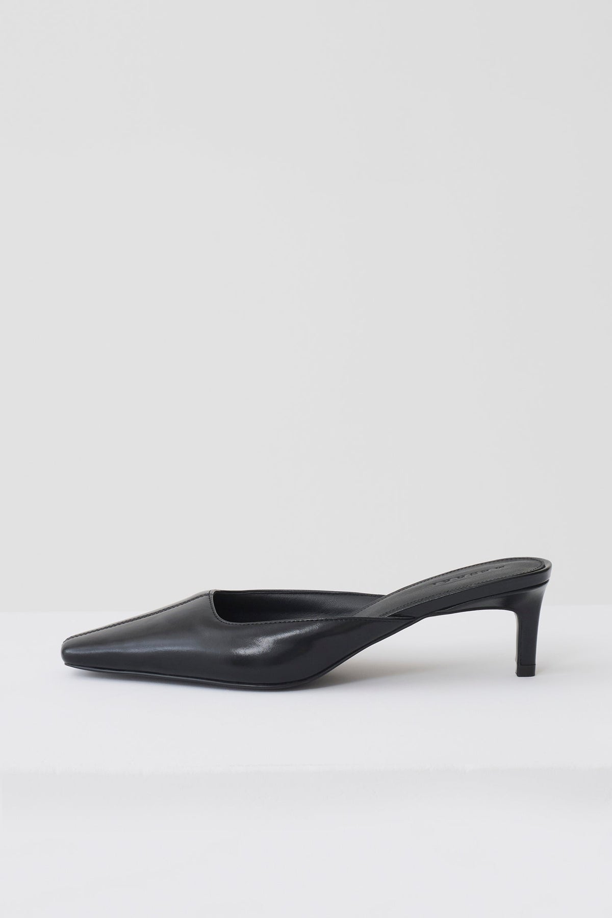 Stevie Pointed Square Toe Mule - Black #4