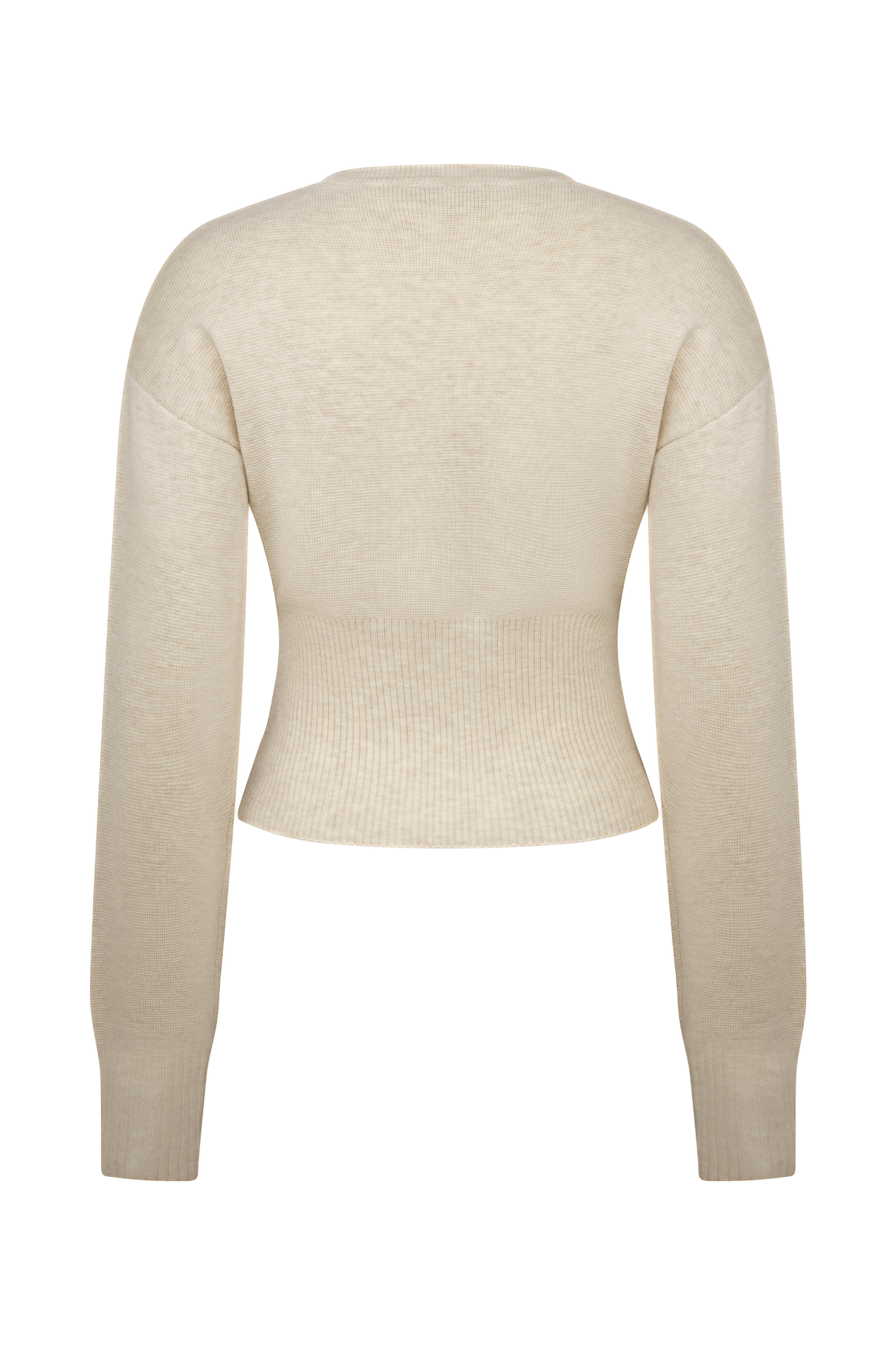 Ferne Button Up Knit Cardigan - Oat Marle #8