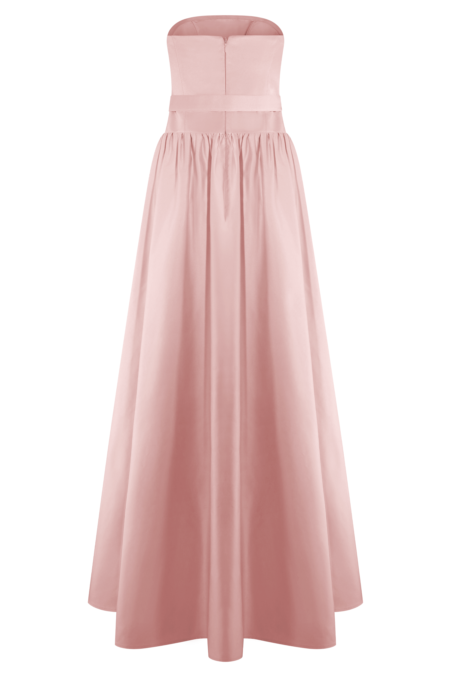 Florence Strapless Belted Maxi Dress - Baby Pink #8