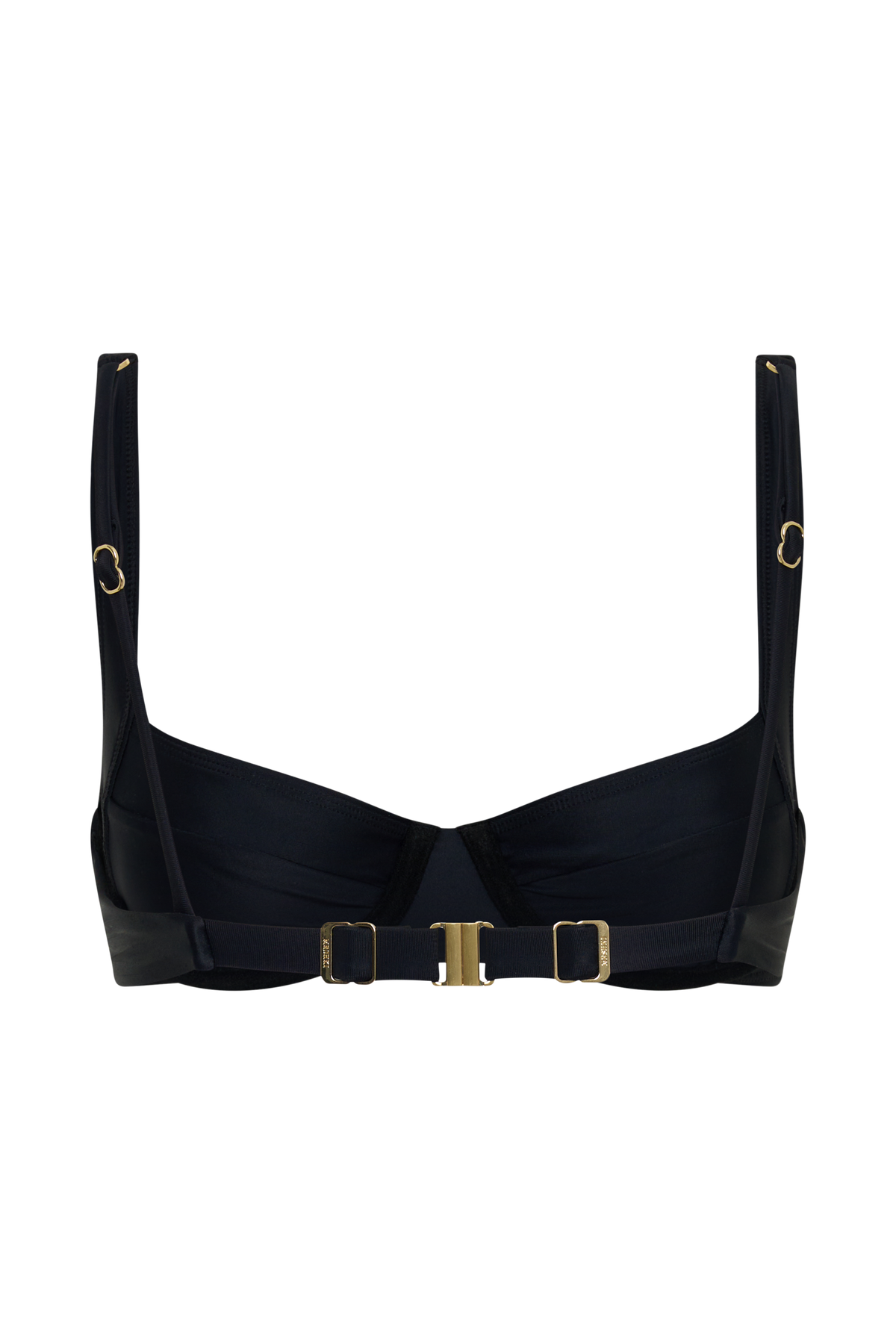 Abra Underwire Apex Bikini Top - Black #17