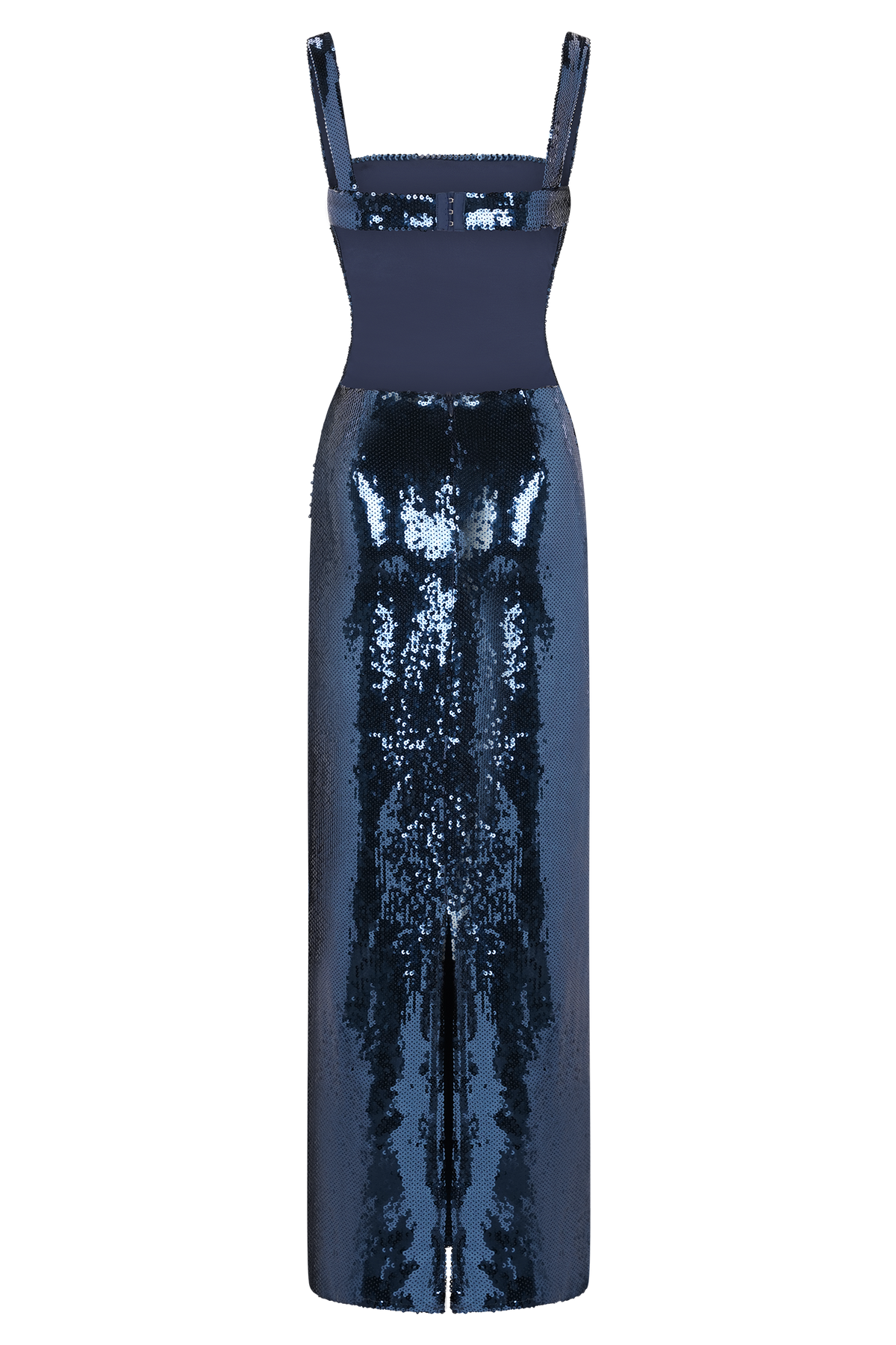 Adoria Sequin Cut Out Maxi Dress - Navy #11