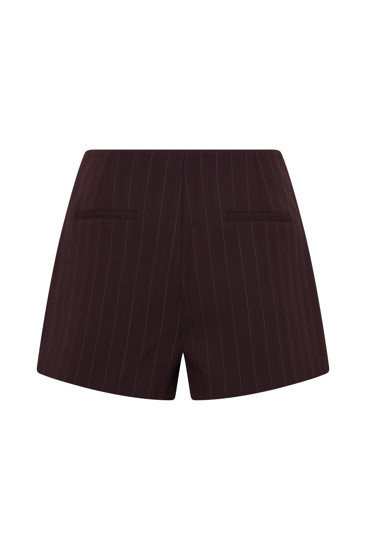 Agatha Suiting Shorts - Plum Pinstripe #10