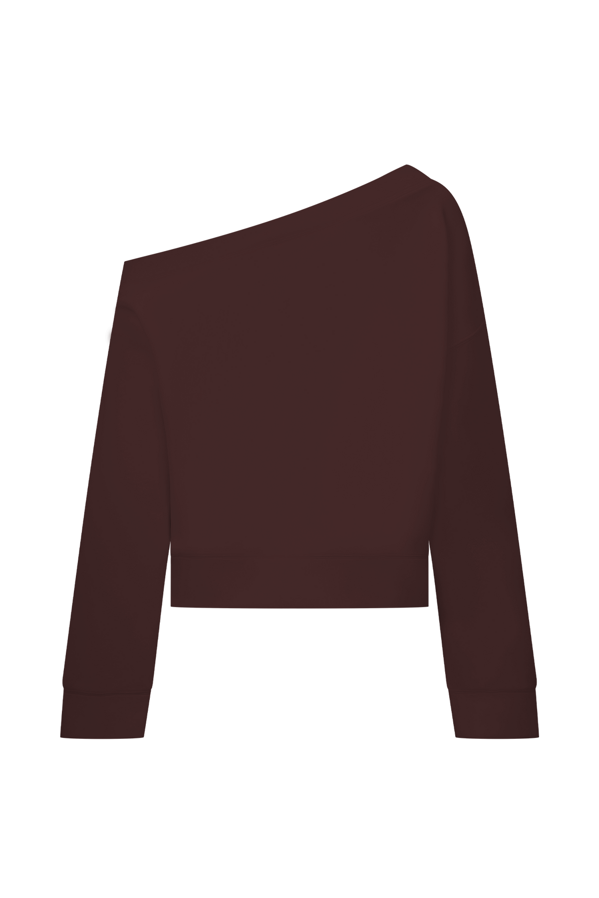 Aiden Slouchy Crew Jumper - Chocolate #8