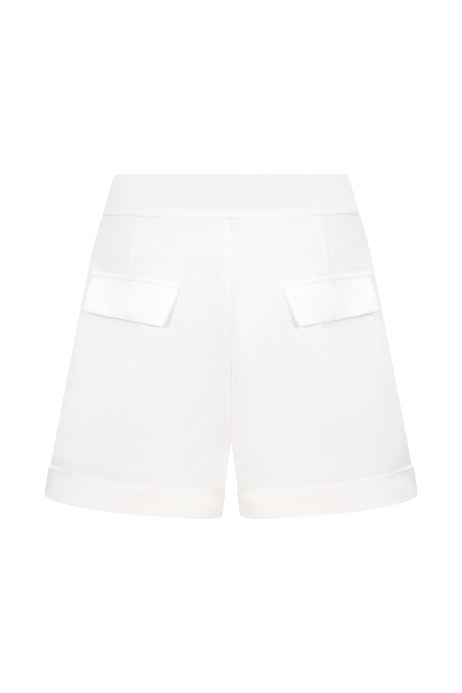 Aldea Cotton Shorts - White #8