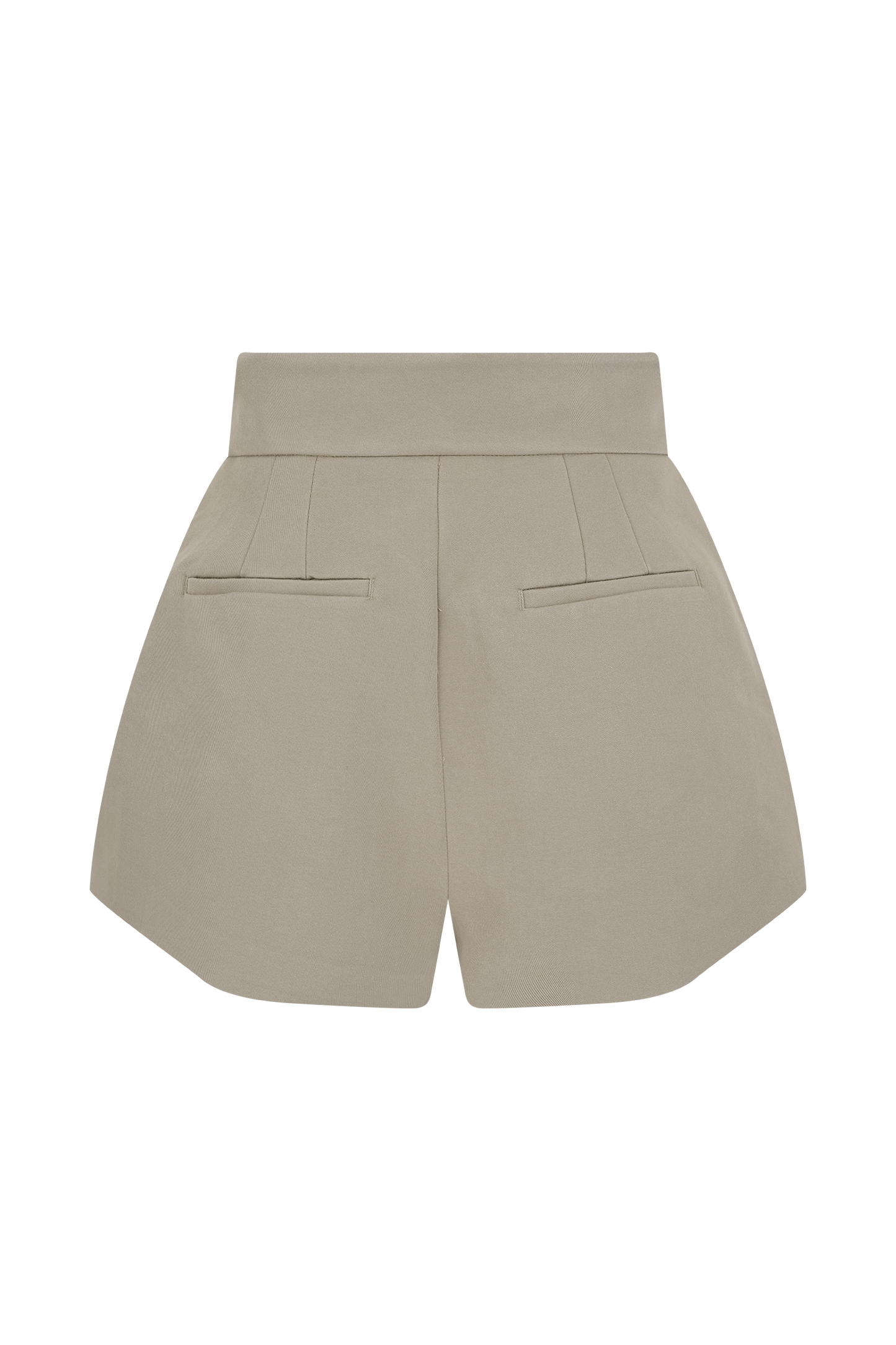 Alden High Waisted Short - Pebble