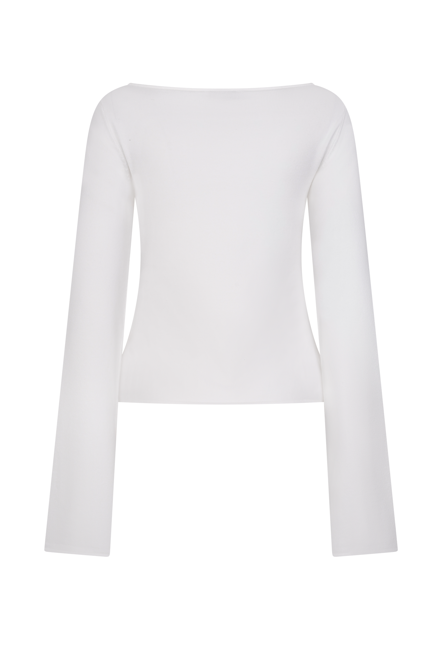 Alejandra Floral Long Sleeve Knit Top - White #8