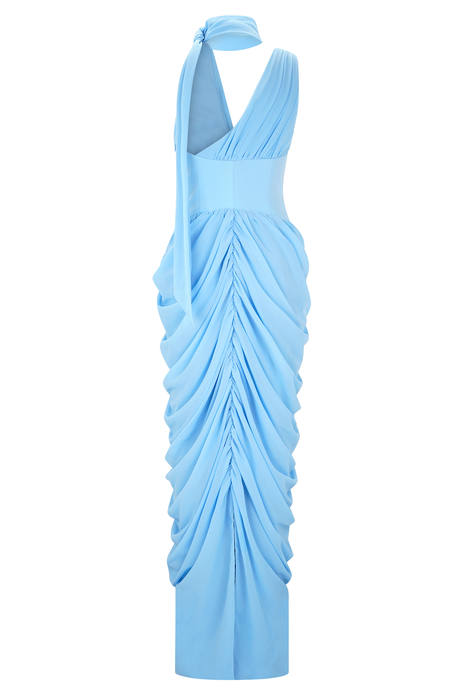 Alex Chiffon Maxi Dress - Blue #8