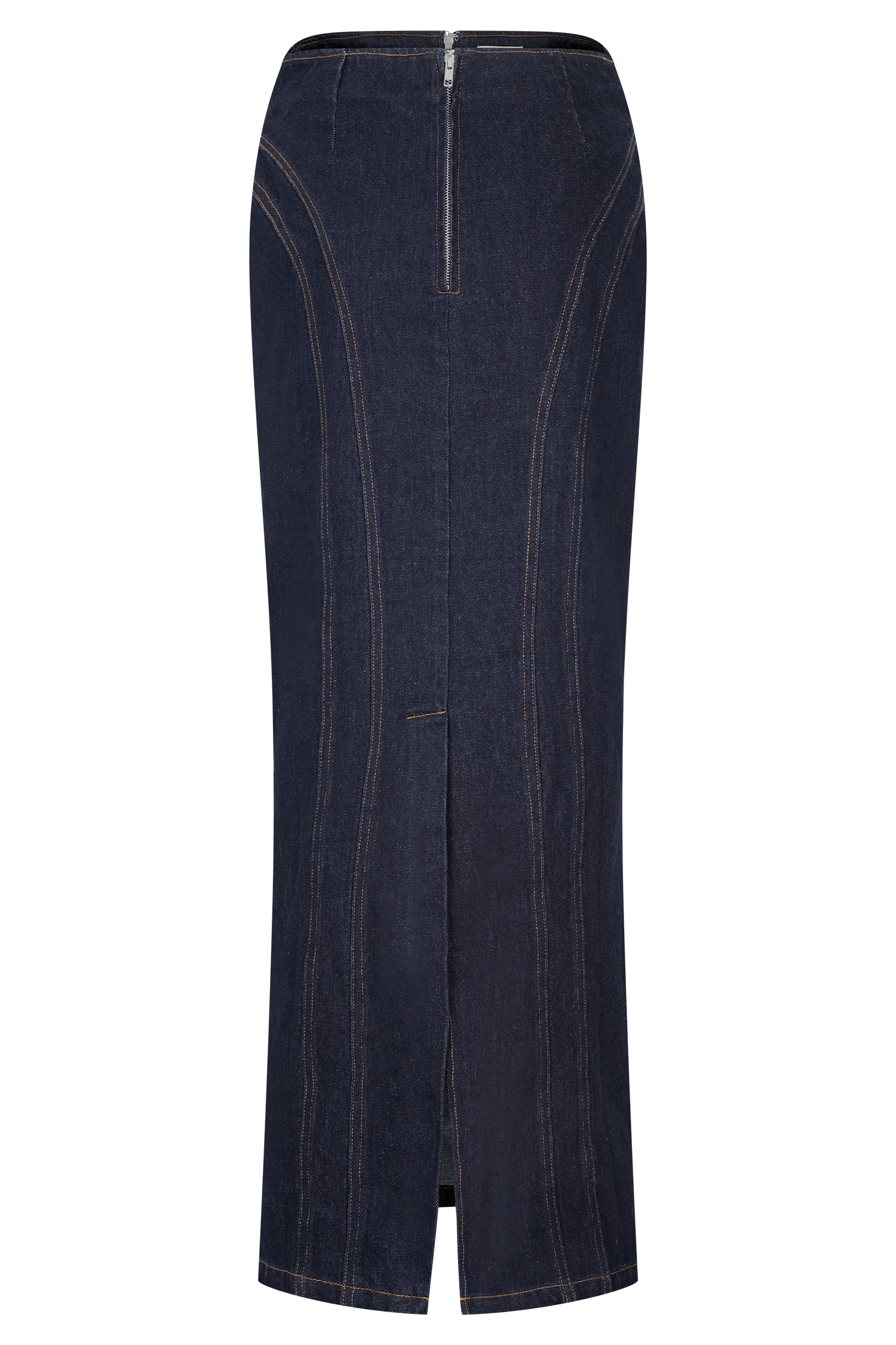 Alma Denim Maxi Skirt - Indigo Blue #7