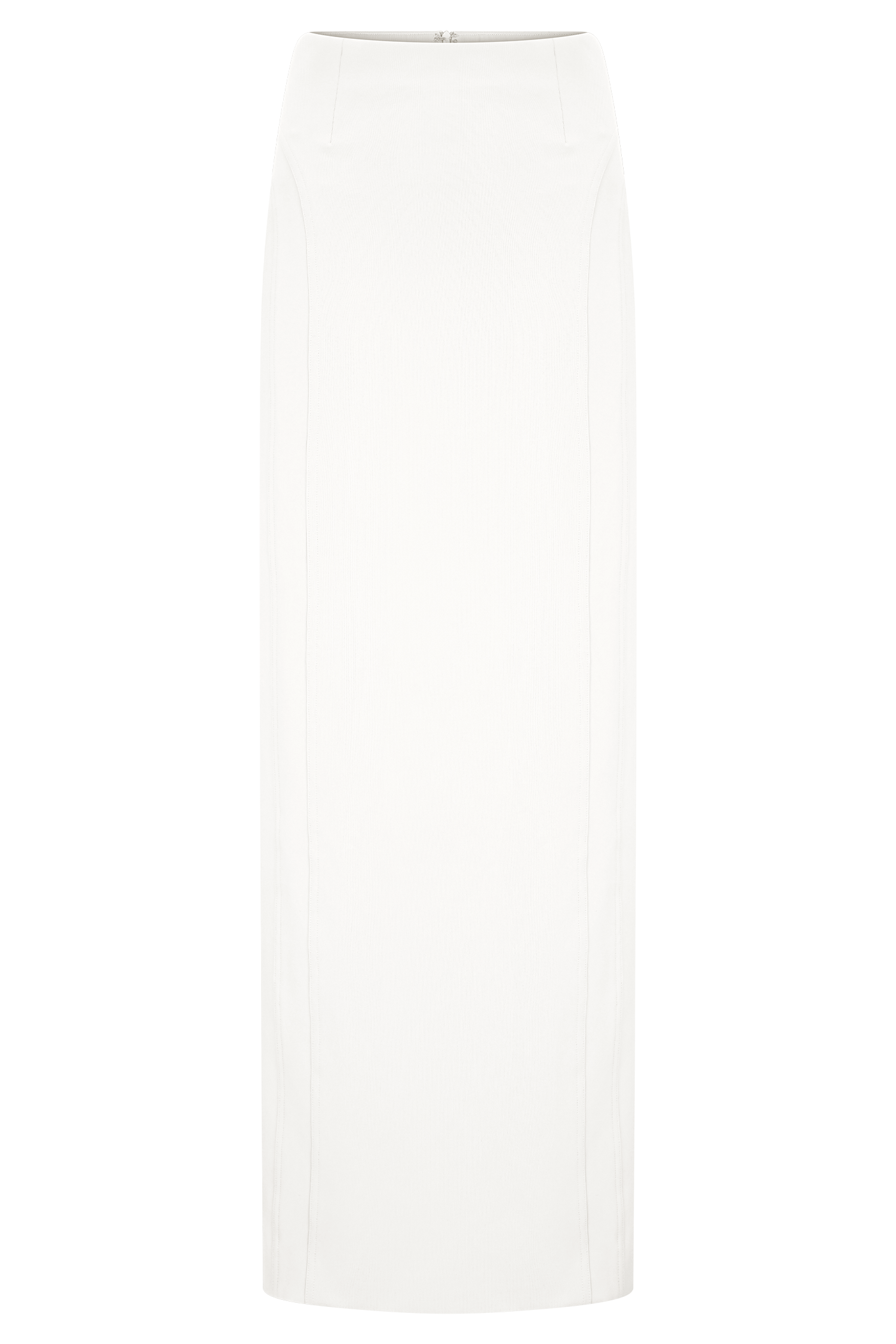 Alma High Waist Maxi Skirt - White #10