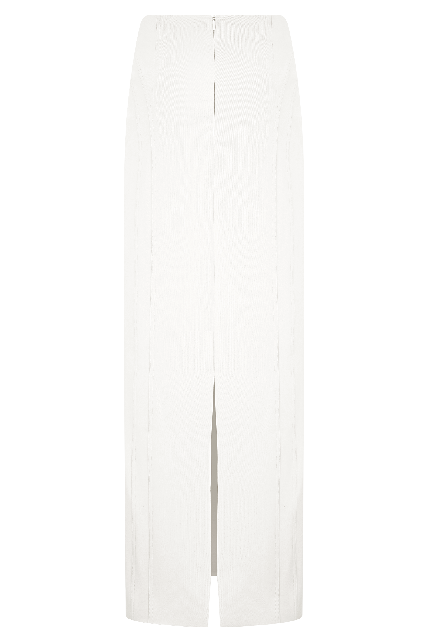 Alma High Waist Maxi Skirt - White #8