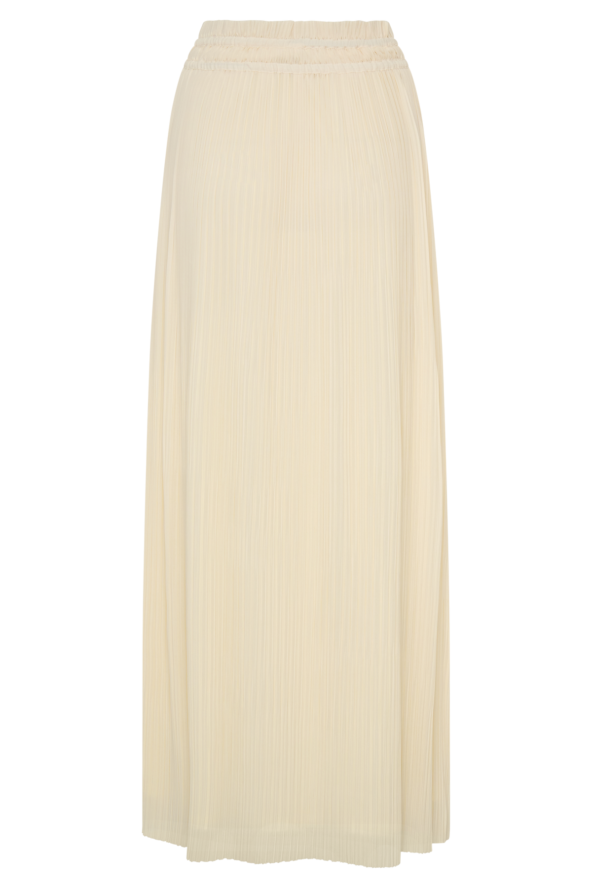 Amaris Gathered Plisse Maxi Skirt - Lemon #8