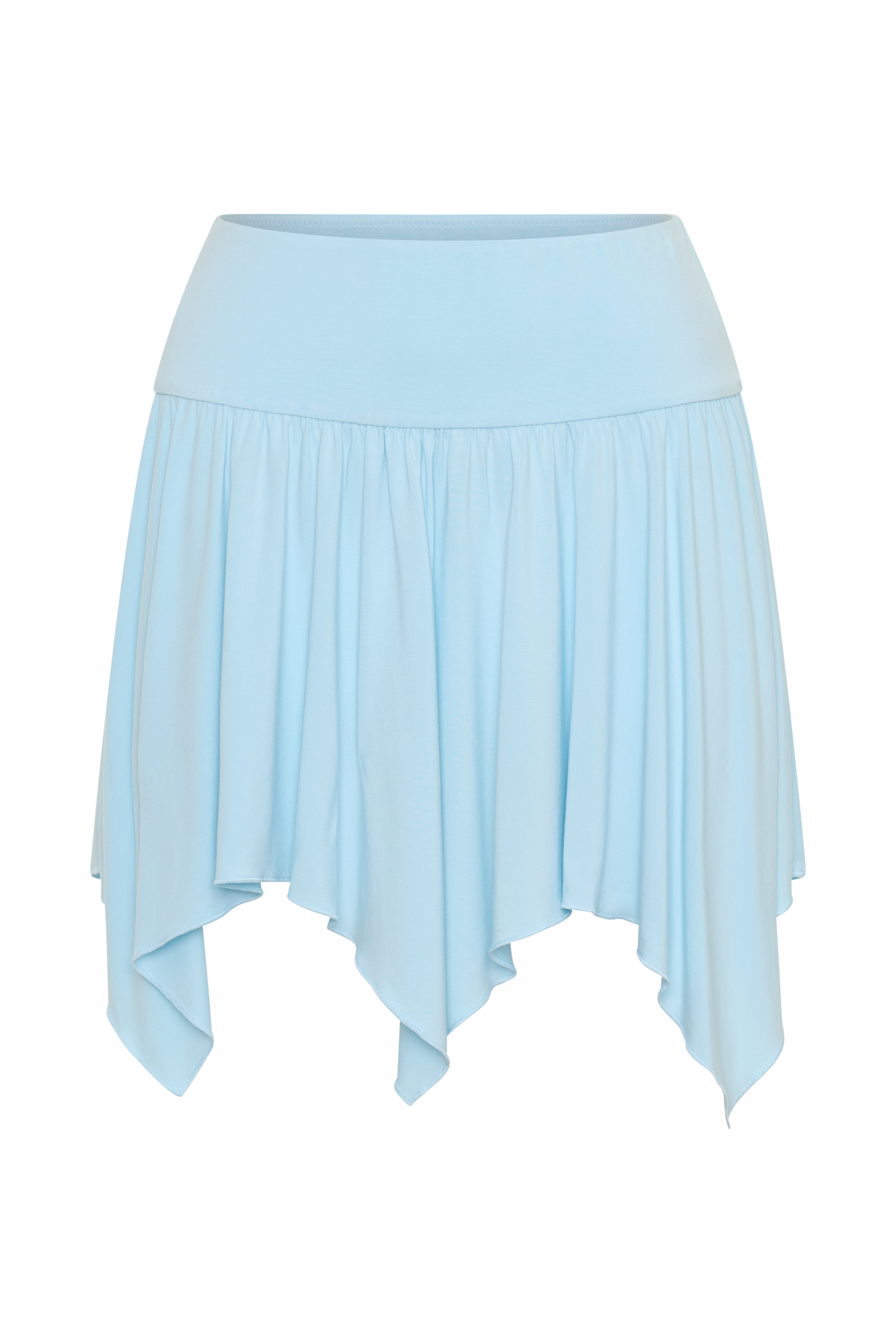 Ambrose Hankie Mini Skirt - Pale Blue #11