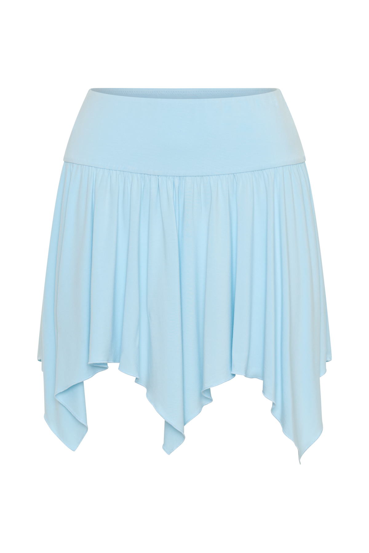 Ambrose Hankie Mini Skirt - Pale Blue #11