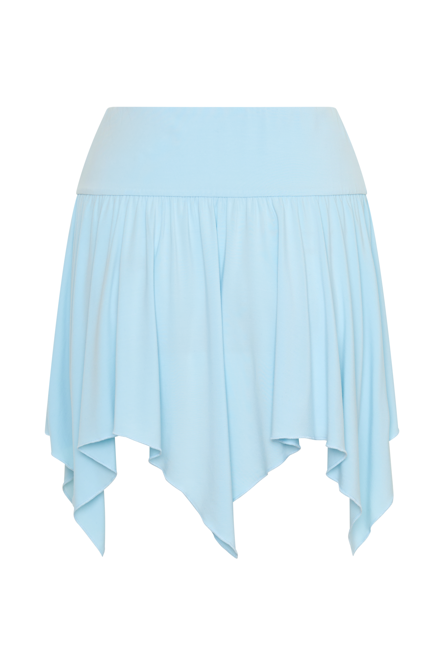 Ambrose Hankie Mini Skirt - Pale Blue #10