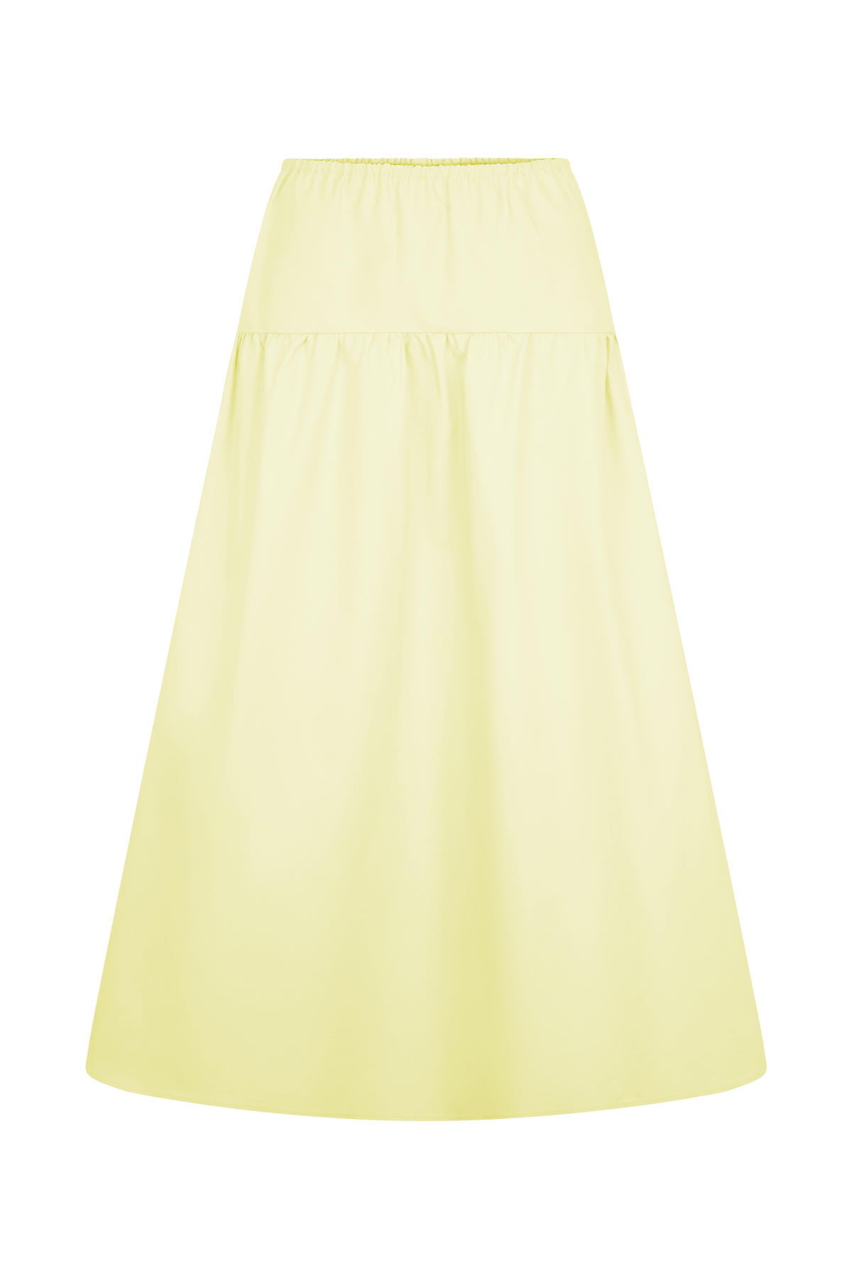 Amirah Midi Skirt - Lemon #9