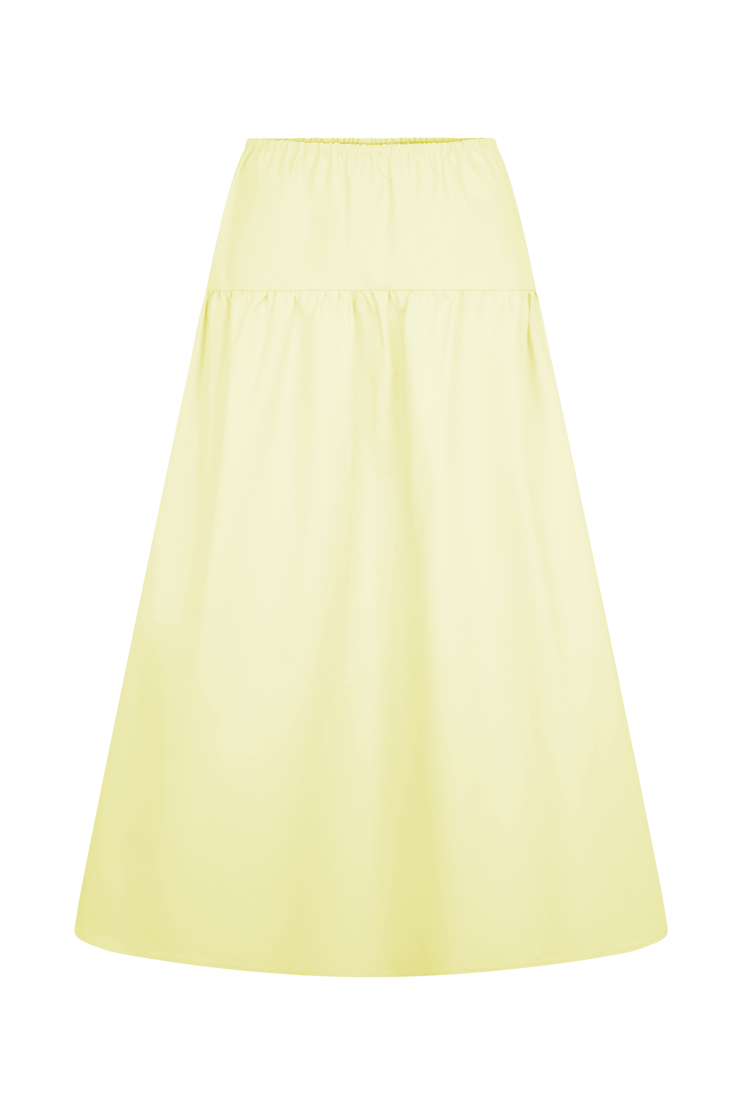 Amirah Midi Skirt - Lemon #9