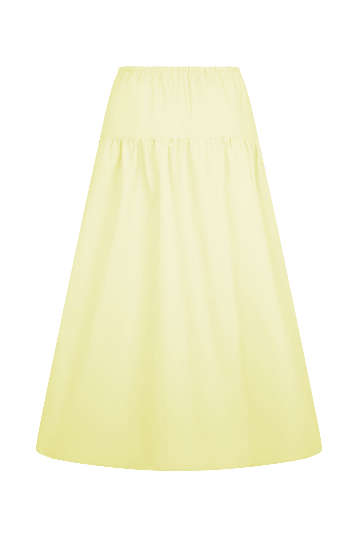 Amirah Midi Skirt - Lemon #8