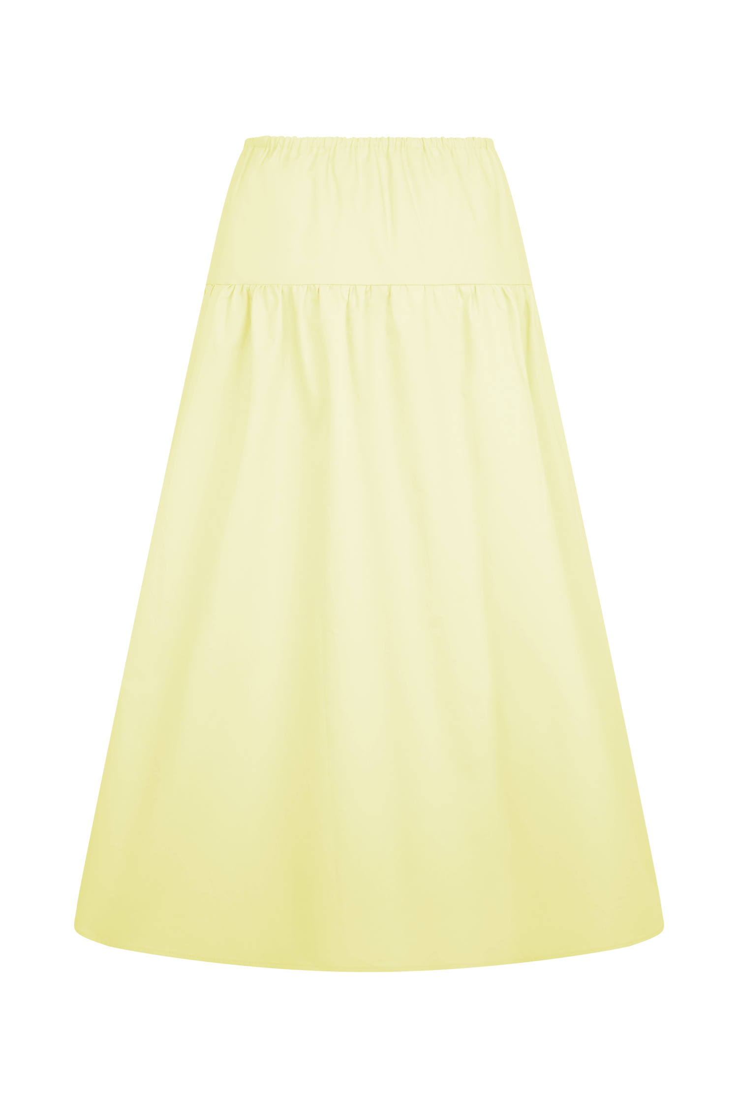 Amirah Midi Skirt - Lemon #8