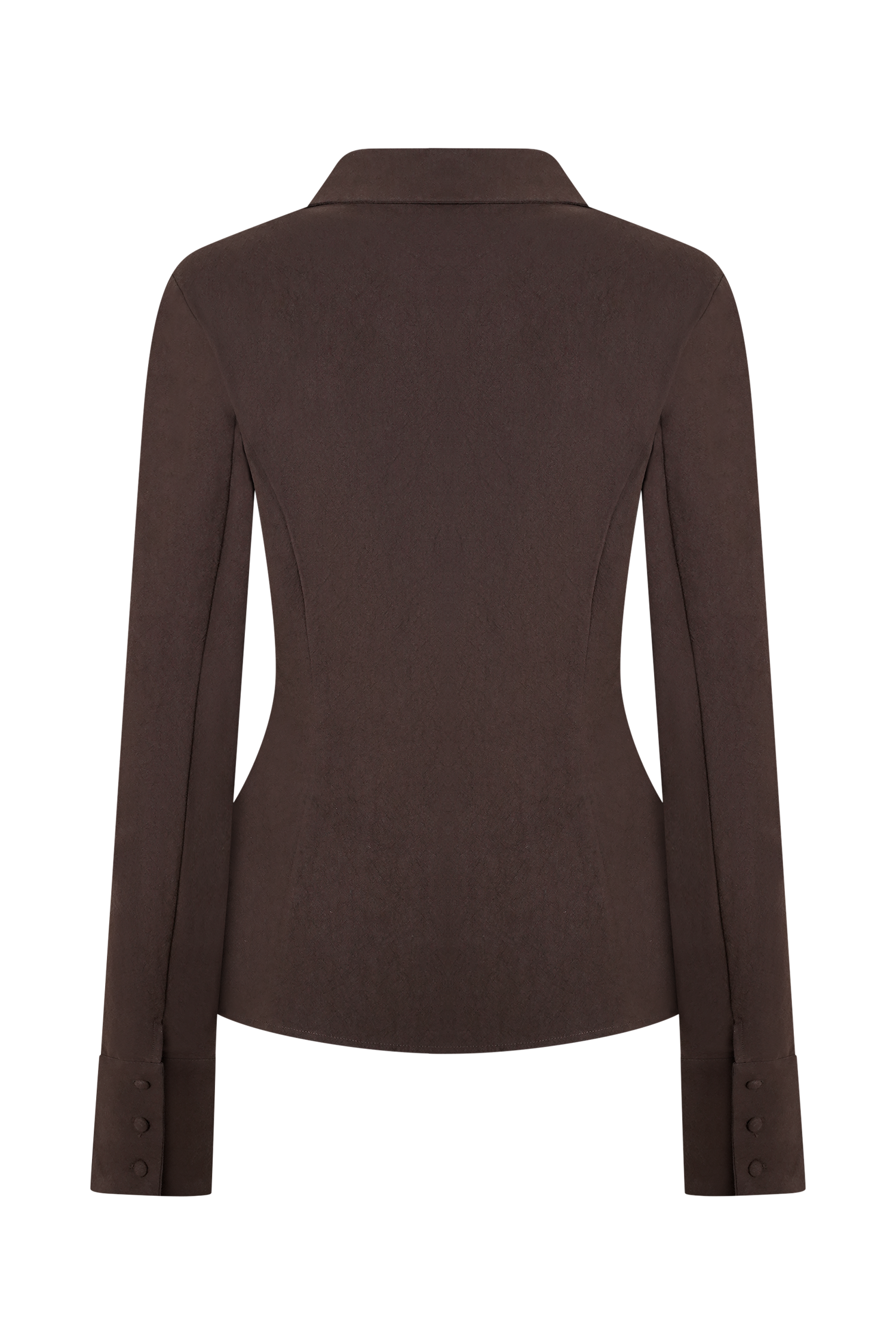 Annalee Cotton Beaded Tie Shirt - Dark Espresso #9