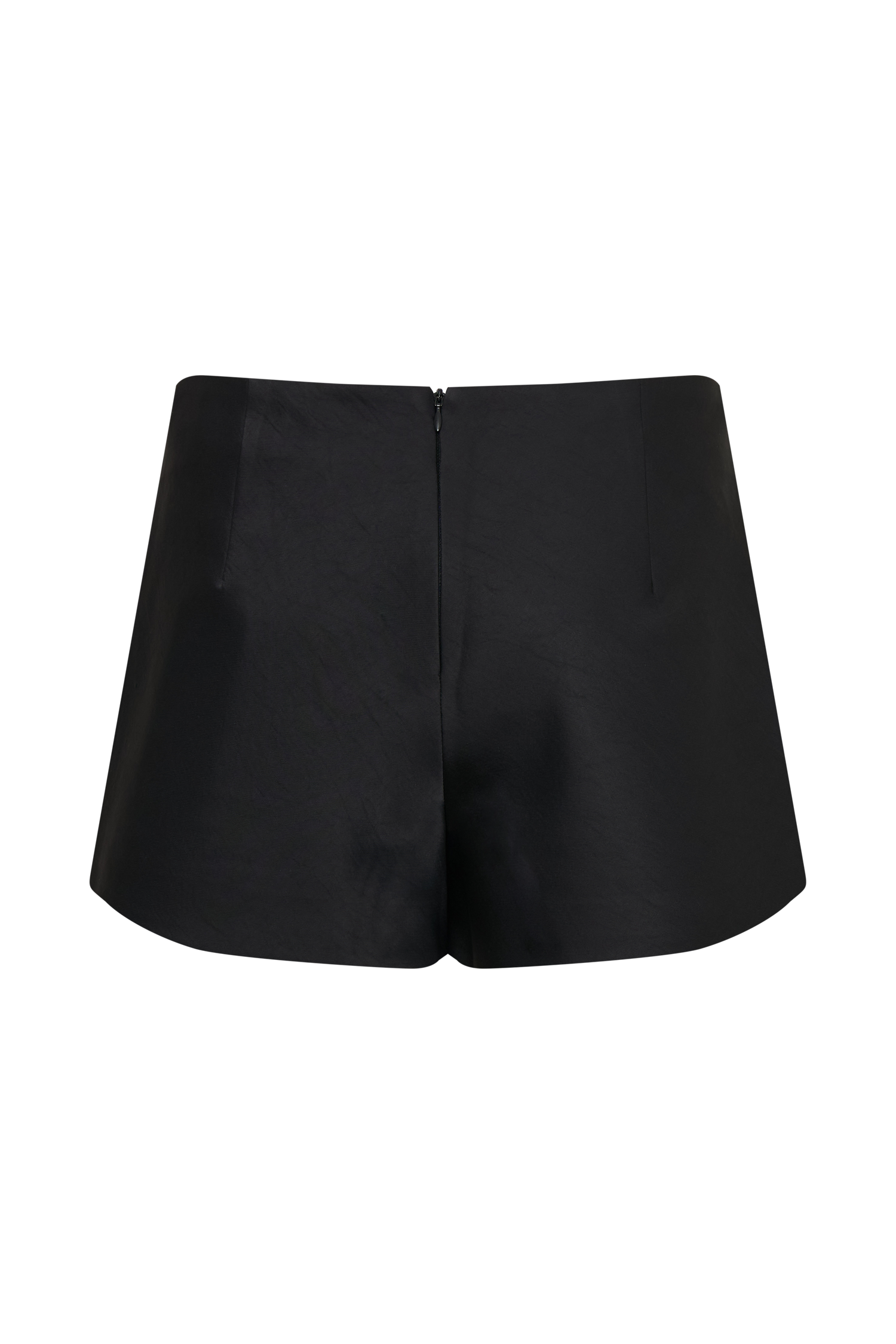 Anne Satin Mini Short - Black #11
