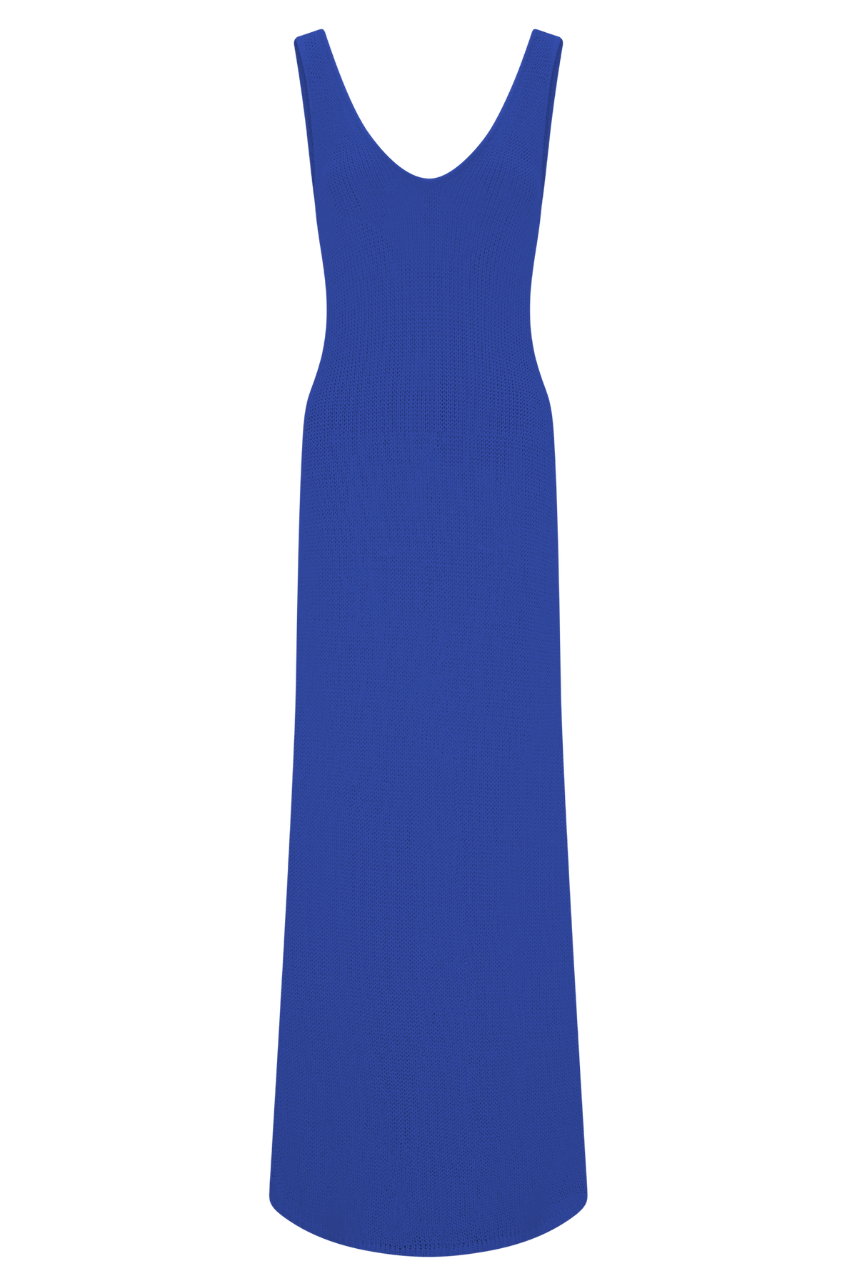 Ari Tape Yarn Knit Maxi Dress - Cobalt Blue #7
