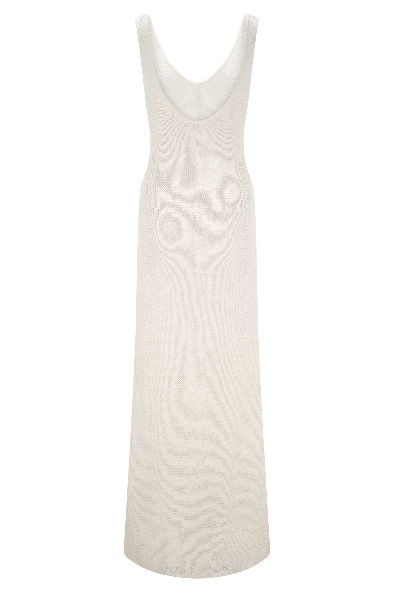 Ari Tape Yarn Knit Maxi Dress - White #7