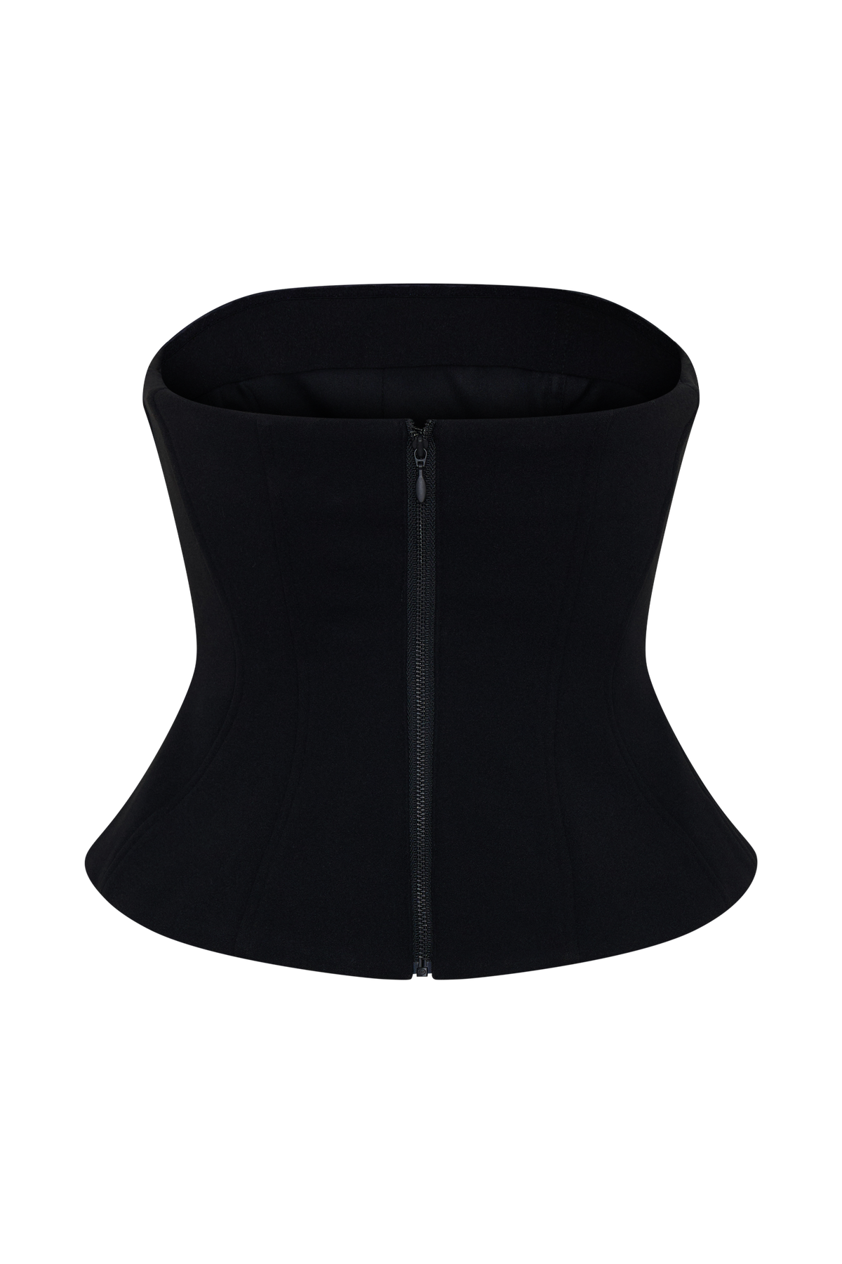 Arla Button Up Corset Top - Black #8