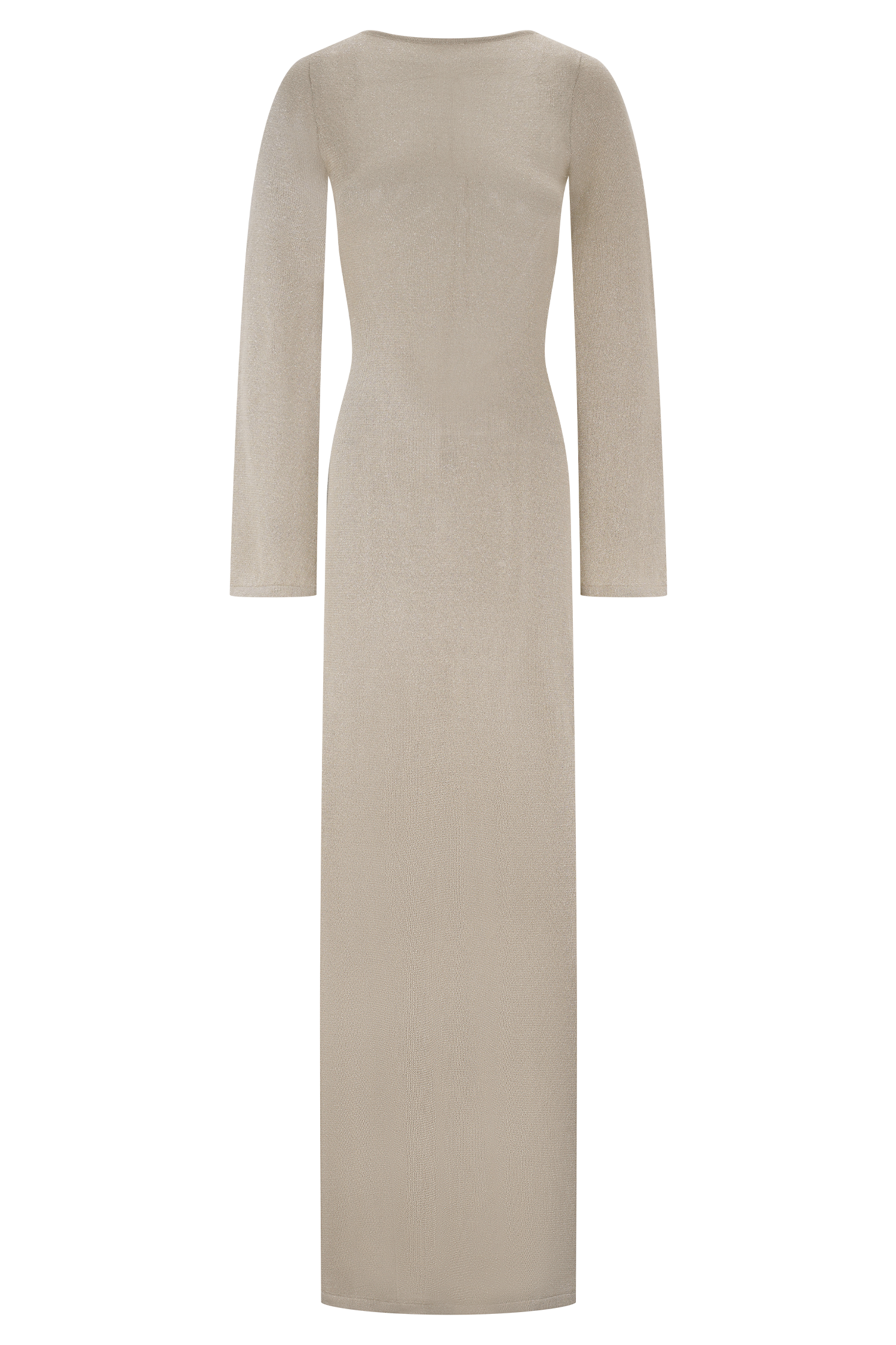 Atticus Knit Maxi Dress With Sequin - Gold #12