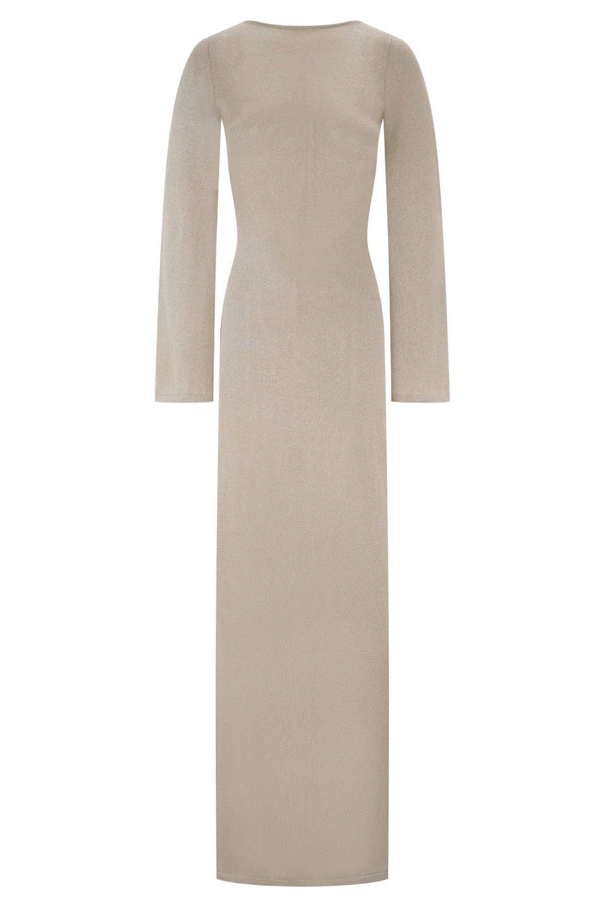 Atticus Knit Maxi Dress With Sequin - Gold #12