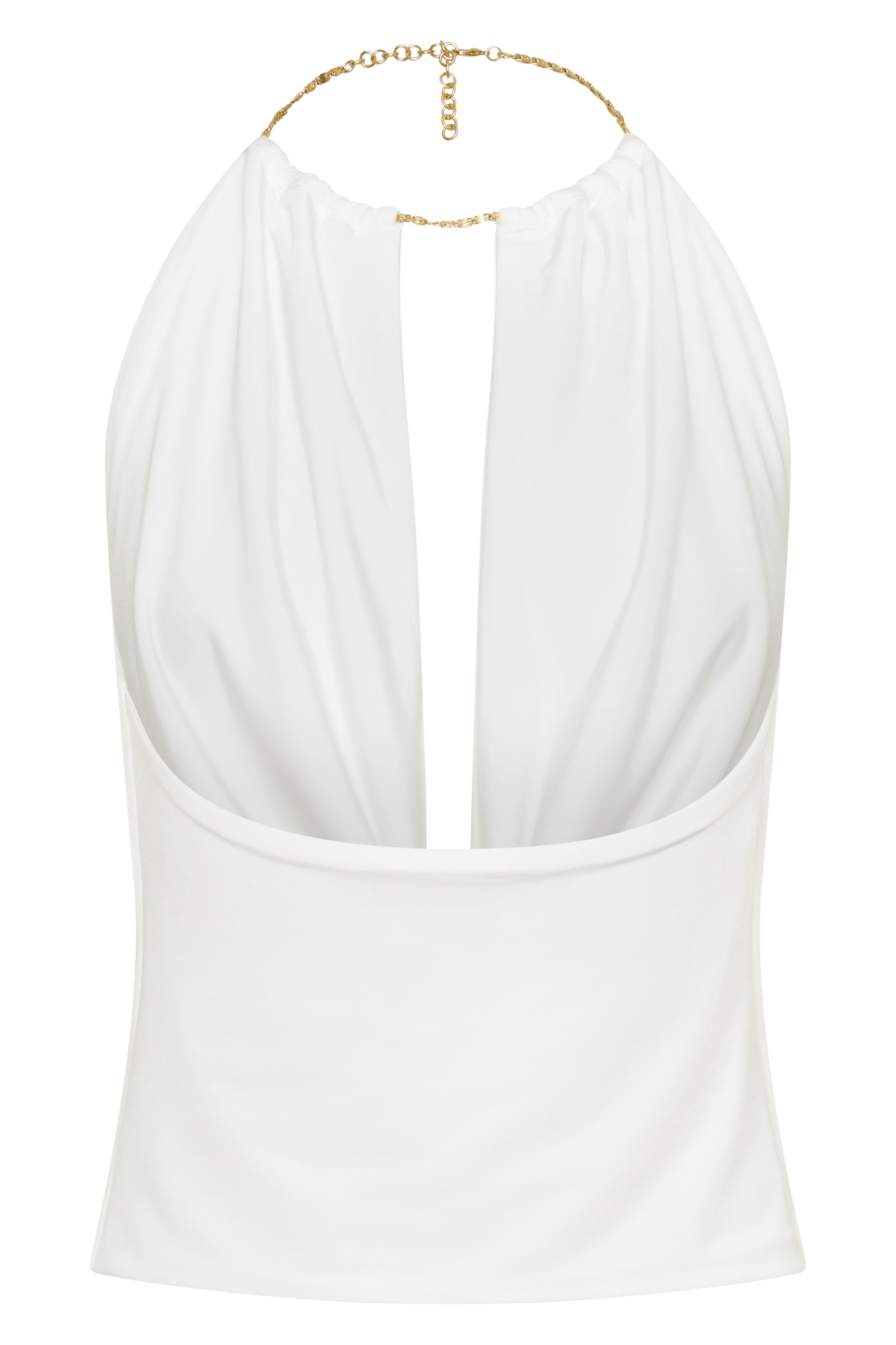 Banks Halter Neck Top With Hardware - White #8