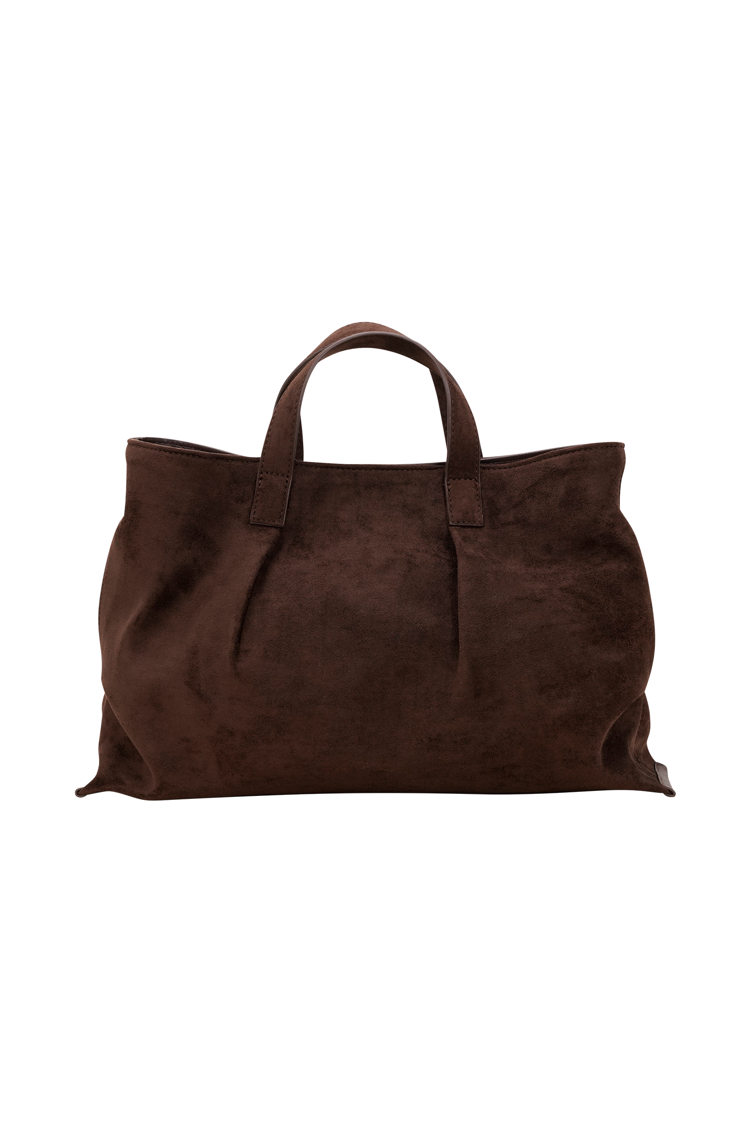 Baylor Faux Suede Bag - Chocolate #6