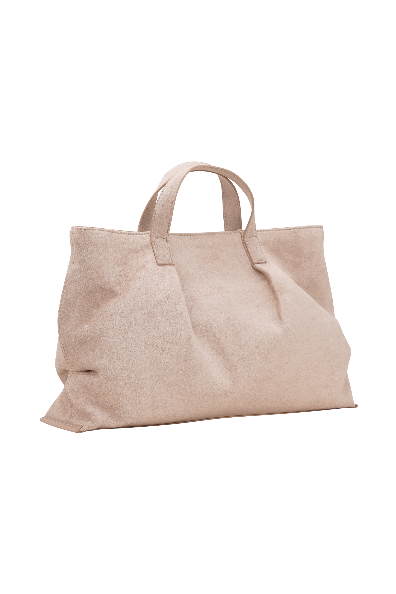 Baylor Faux Suede Bag - Natural #7