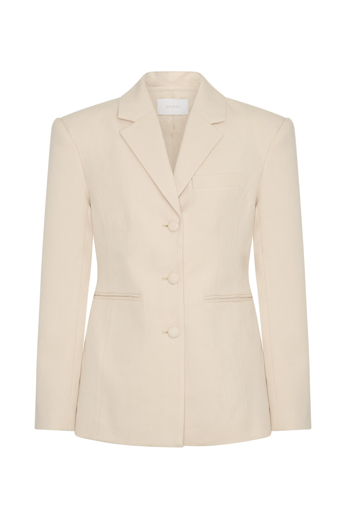 Bellamy Cinched Blazer - Buttermilk #10
