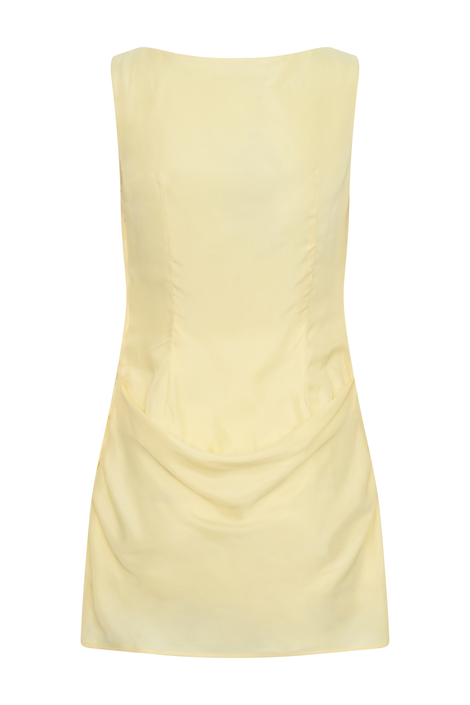 Bexley Draped Mini Dress - Butter #9