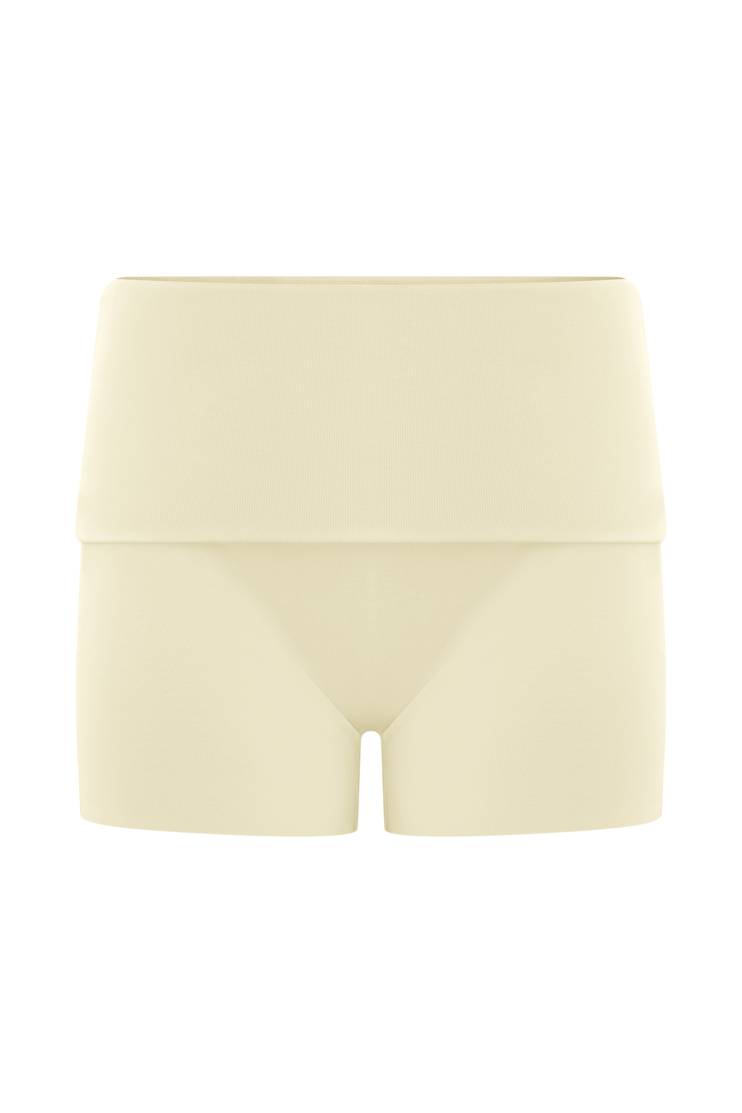 Birdie Fold Over Shorts - Ivory #4