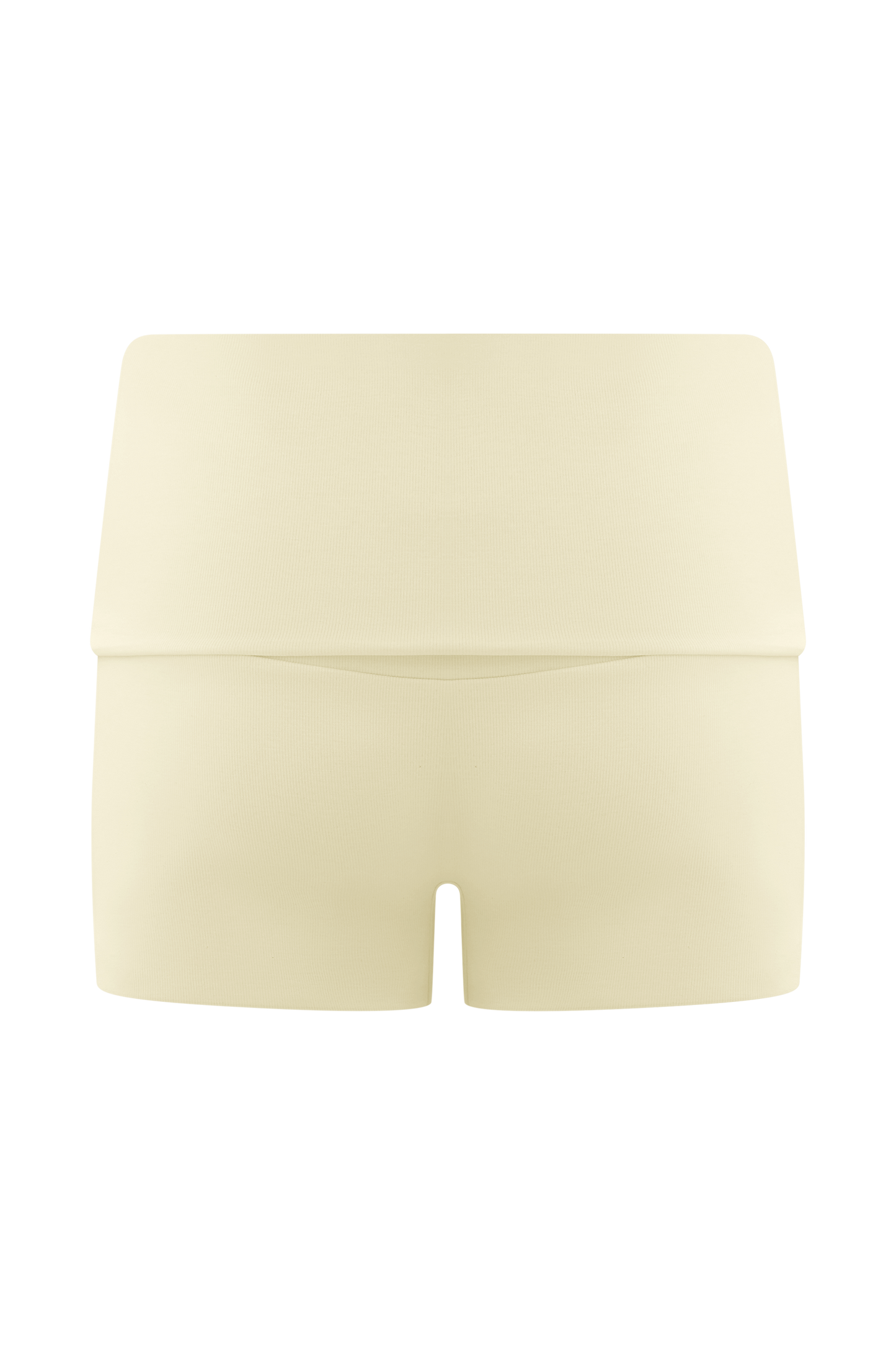 Birdie Fold Over Shorts - Ivory