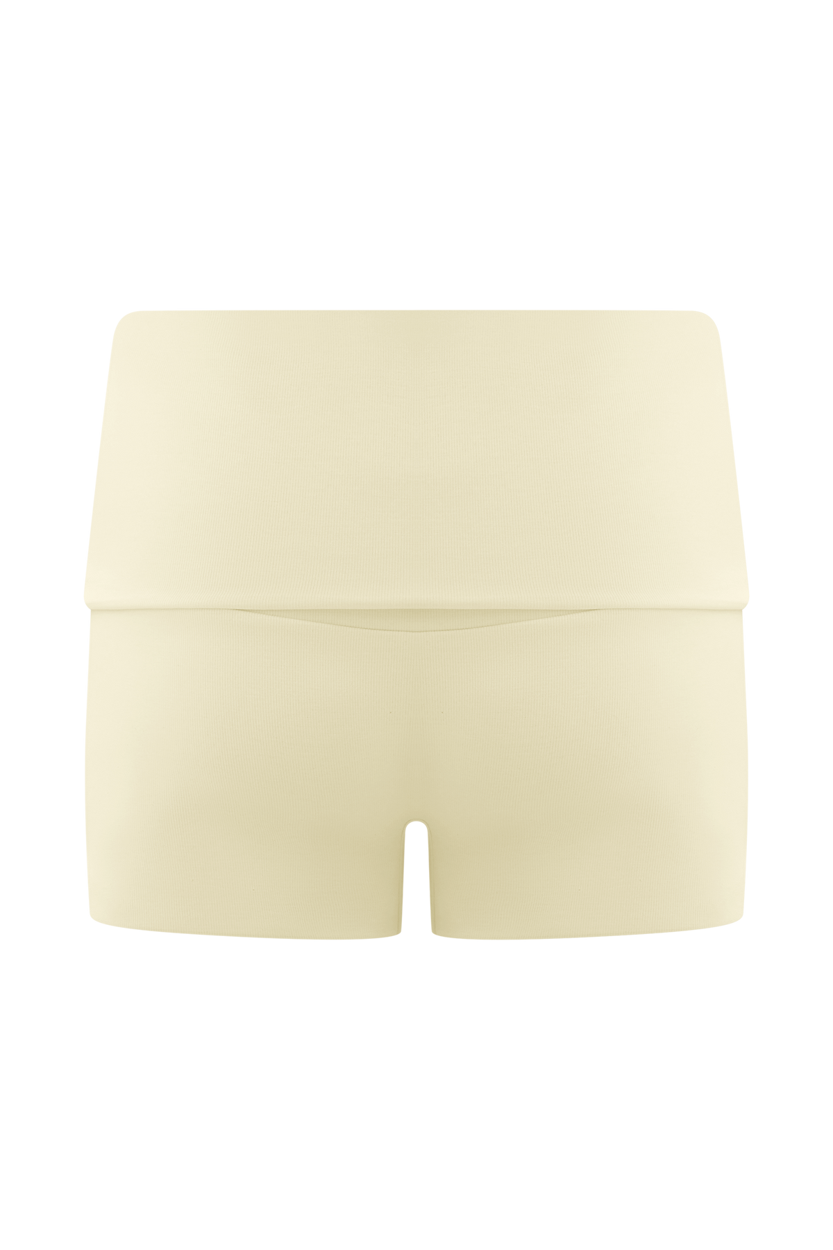 Birdie Fold Over Shorts - Ivory #3