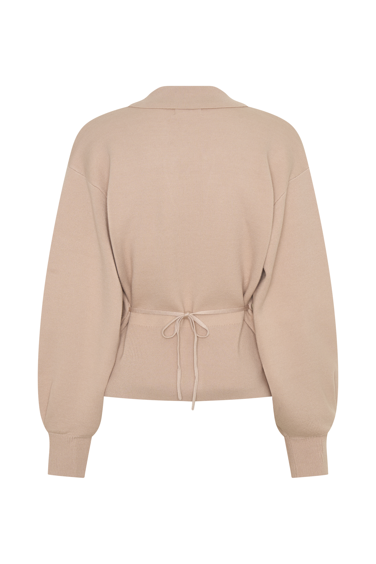 Blaine Knit Blouson Sleeve Cardigan - Oat Marle #9