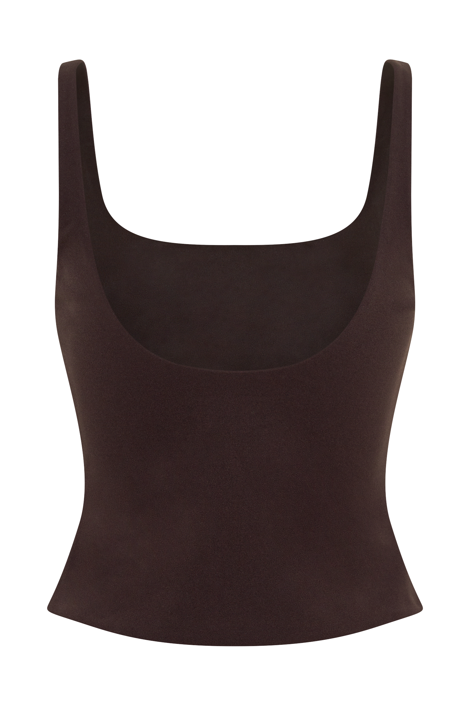 Blanca Stretch Crepe Cami Top - Chocolate #6