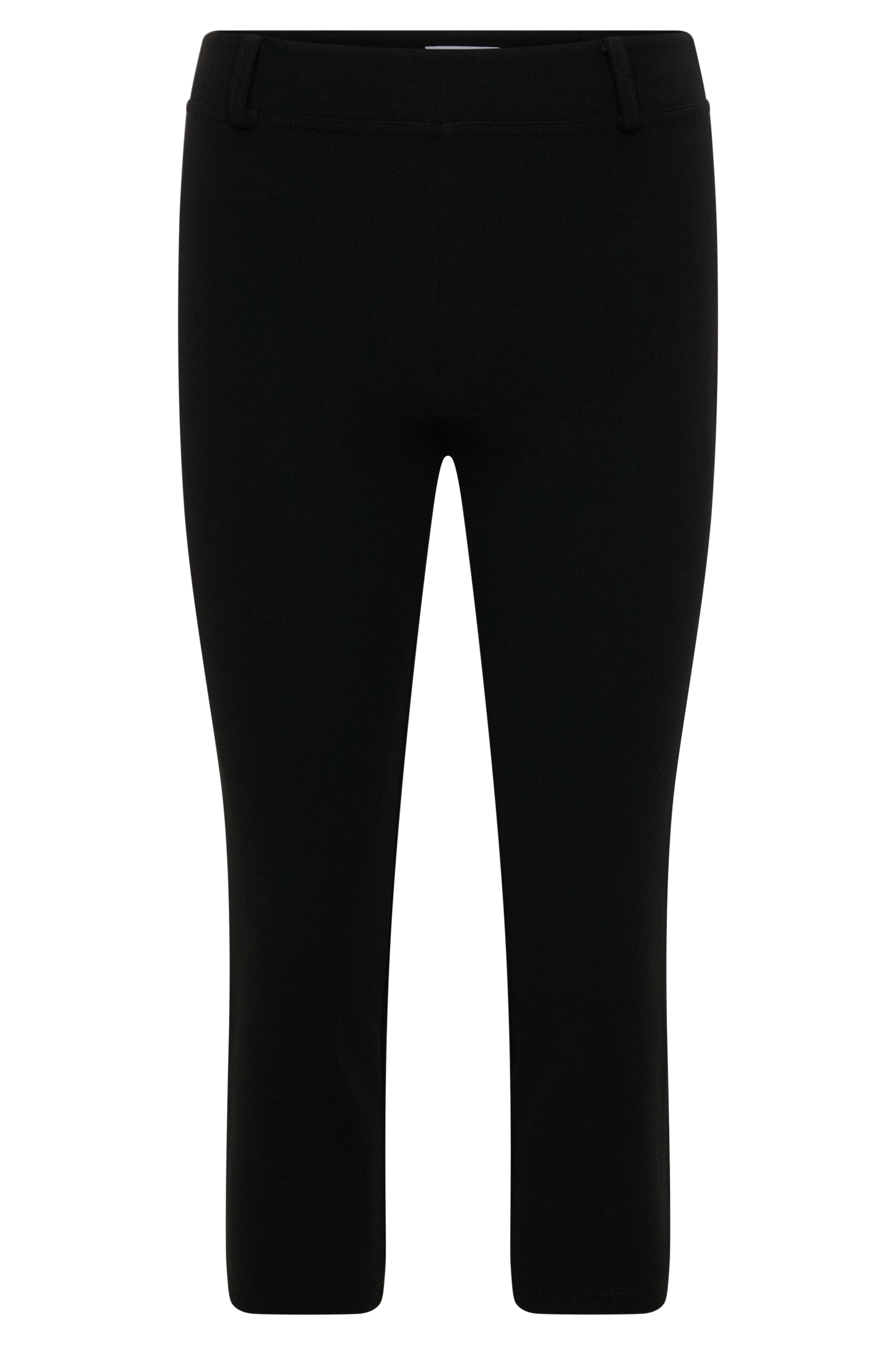 Blanca Stretch Crepe Capri Pants - Black