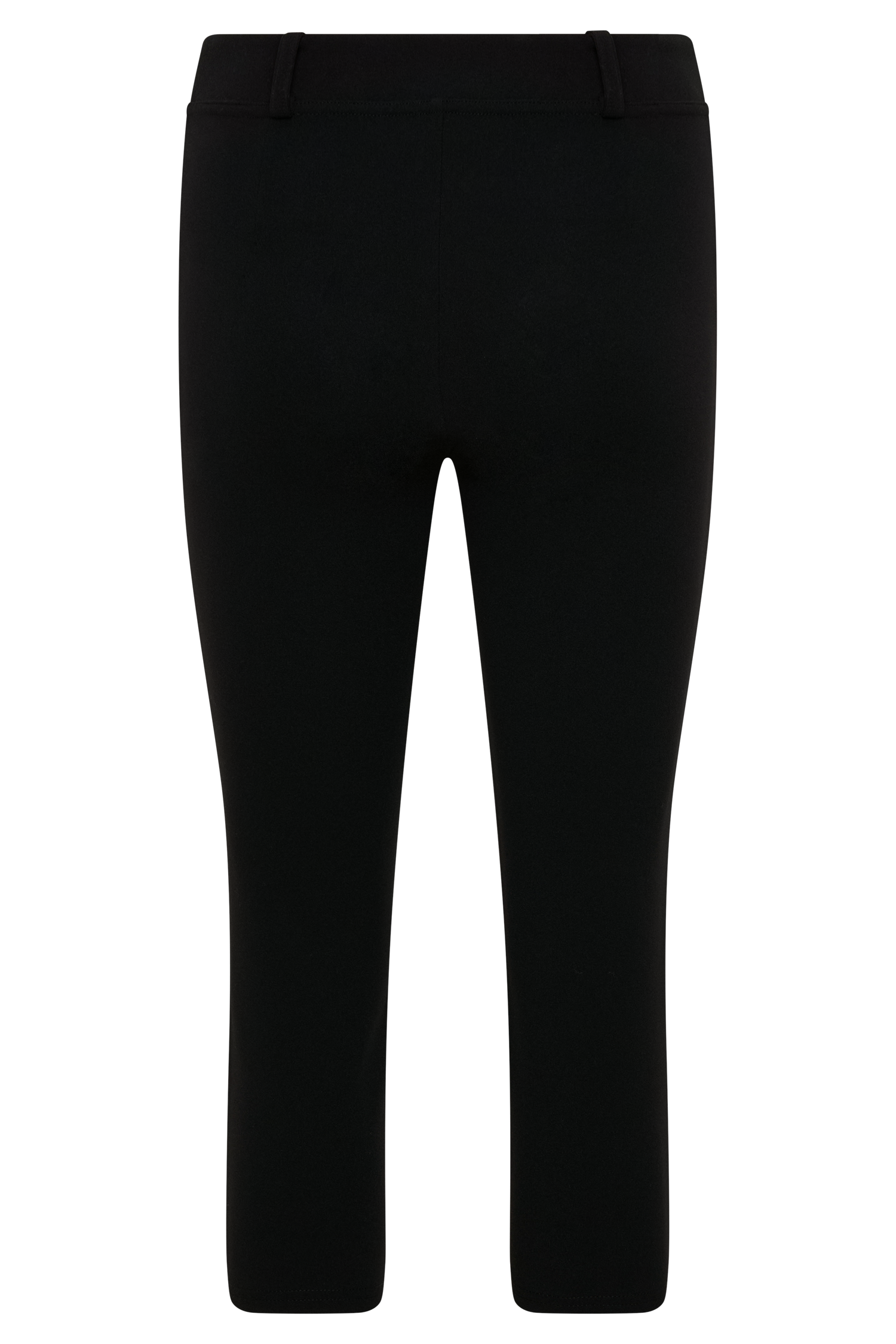 Blanca Stretch Crepe Capri Pants - Black #8