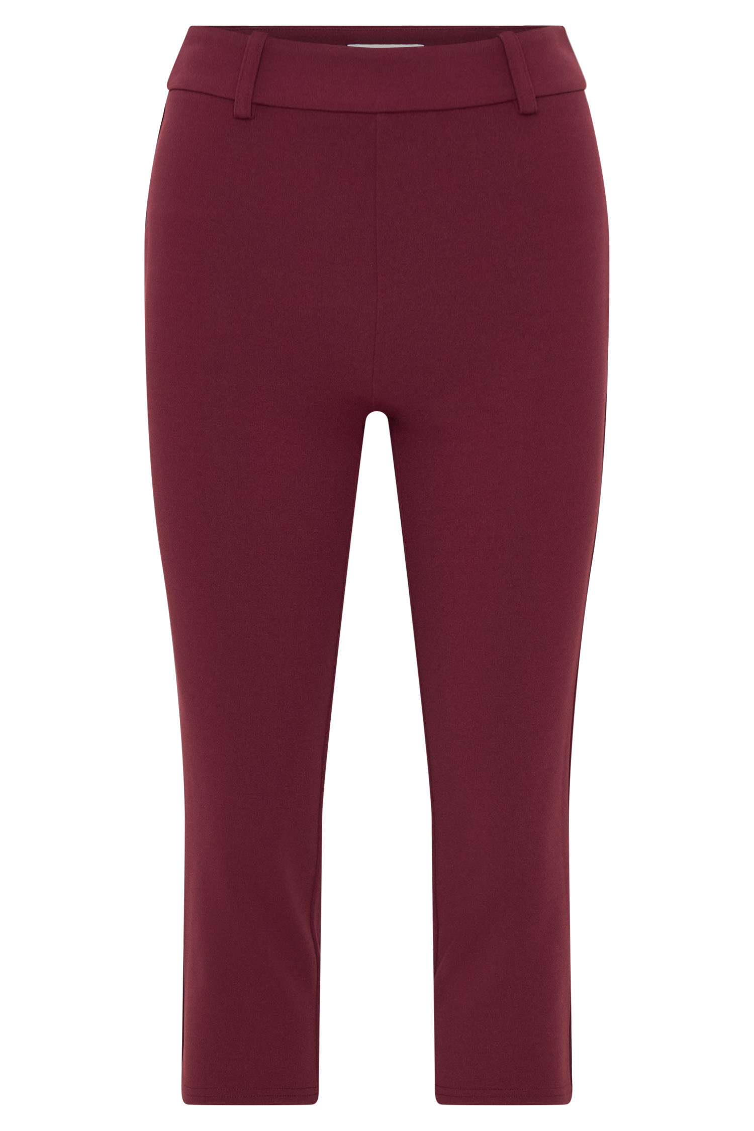 Blanca Stretch Crepe Capri Pants - Mahogany #9