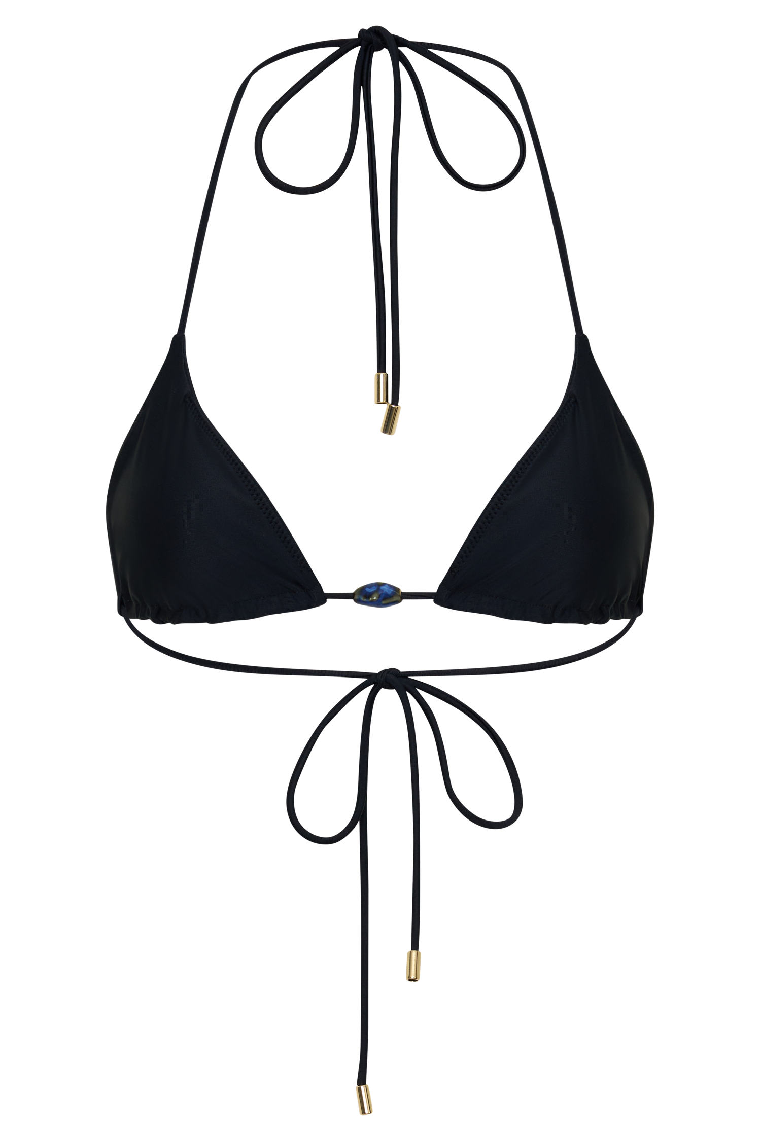 Blossom Classic Triangle Bikini Top - Black #14