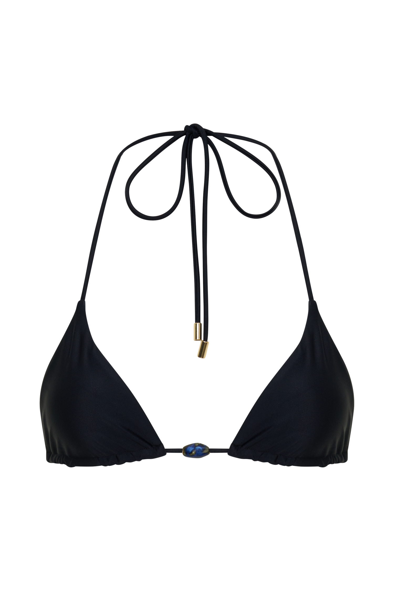 Blossom Classic Triangle Bikini Top - Black #15